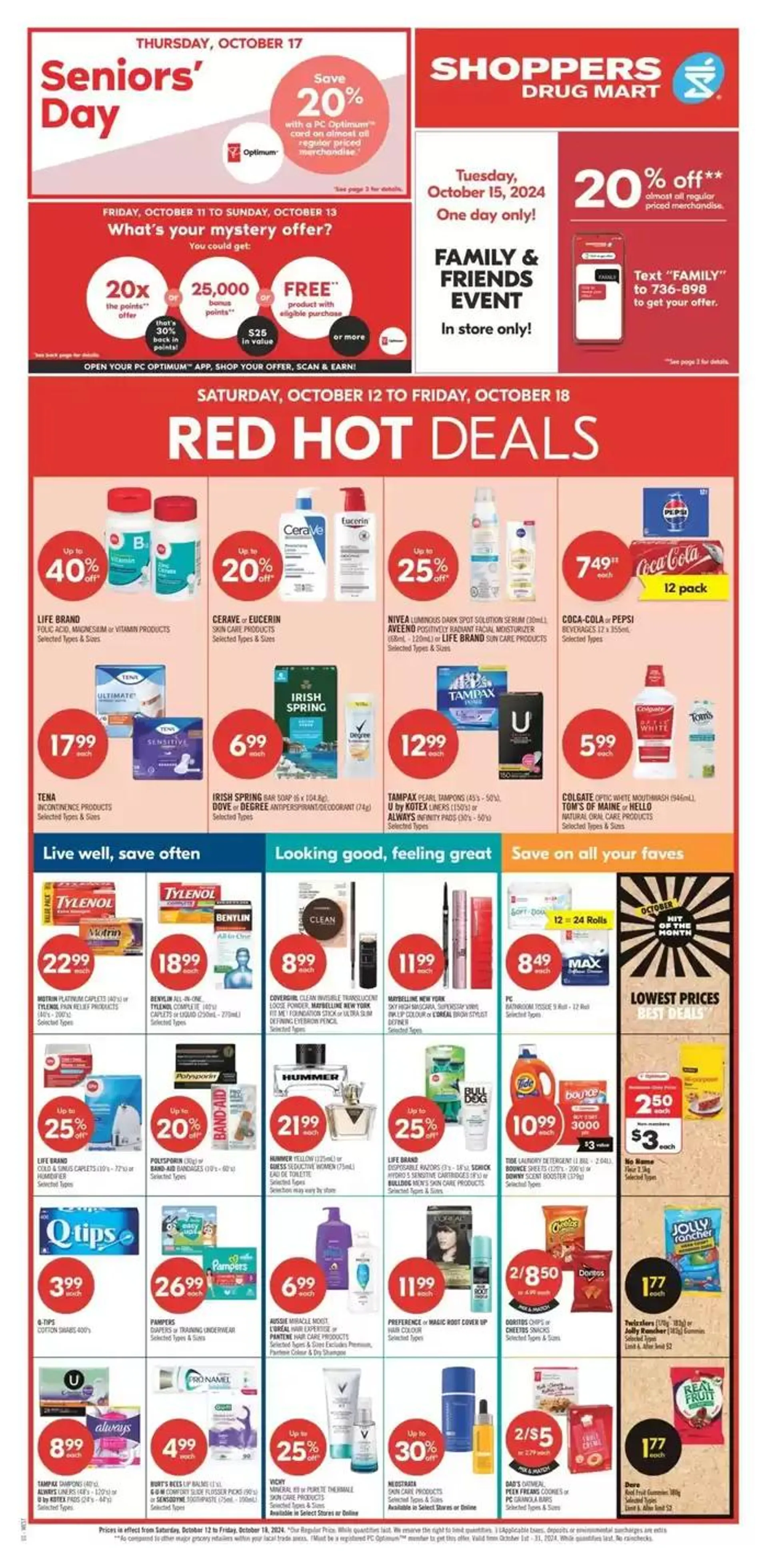 Shoppers Drug Mart Weekly ad from October 12 to October 17 2024 - flyer page 12