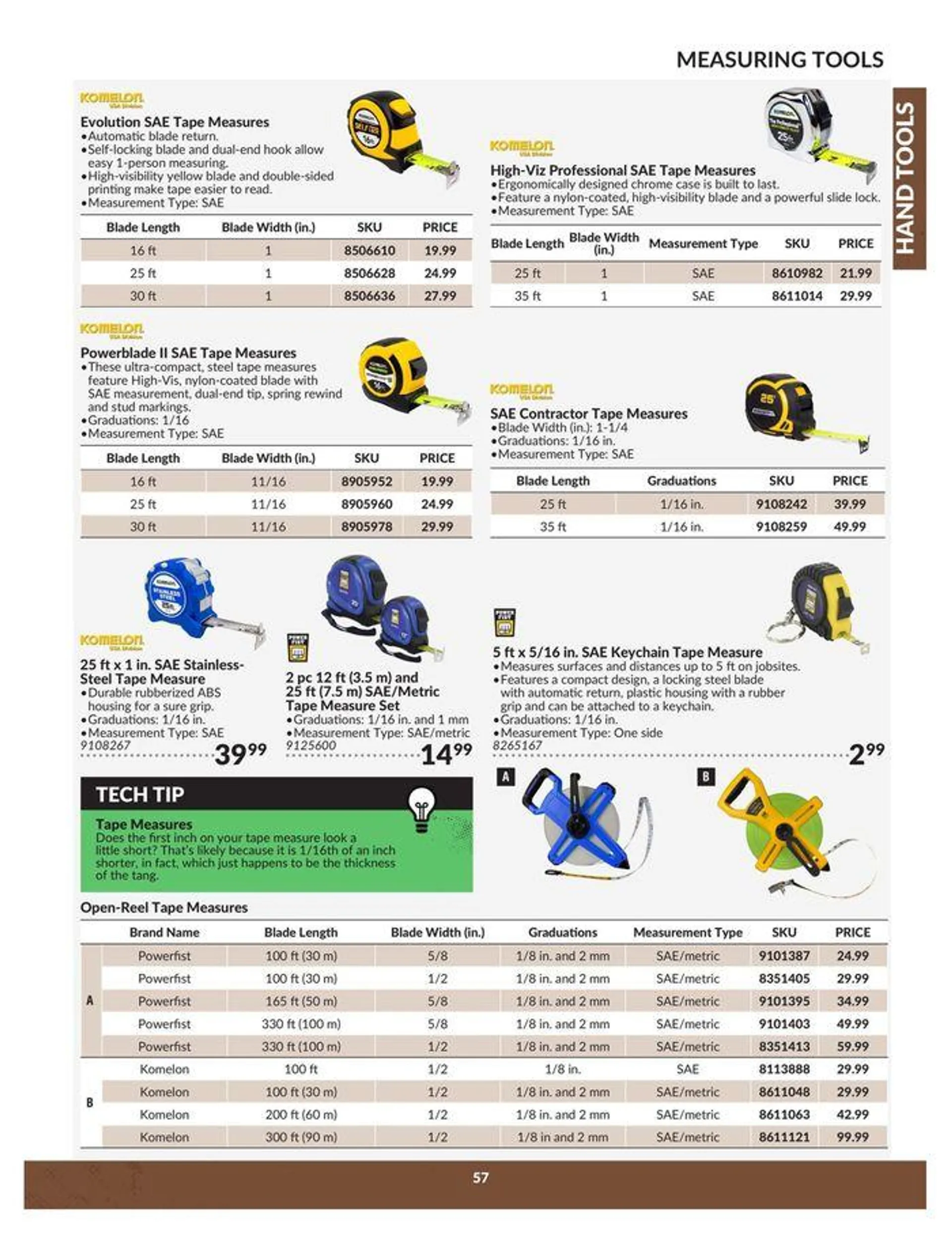 Hand Tools Catalogue from April 23 to April 22 2025 - flyer page 57