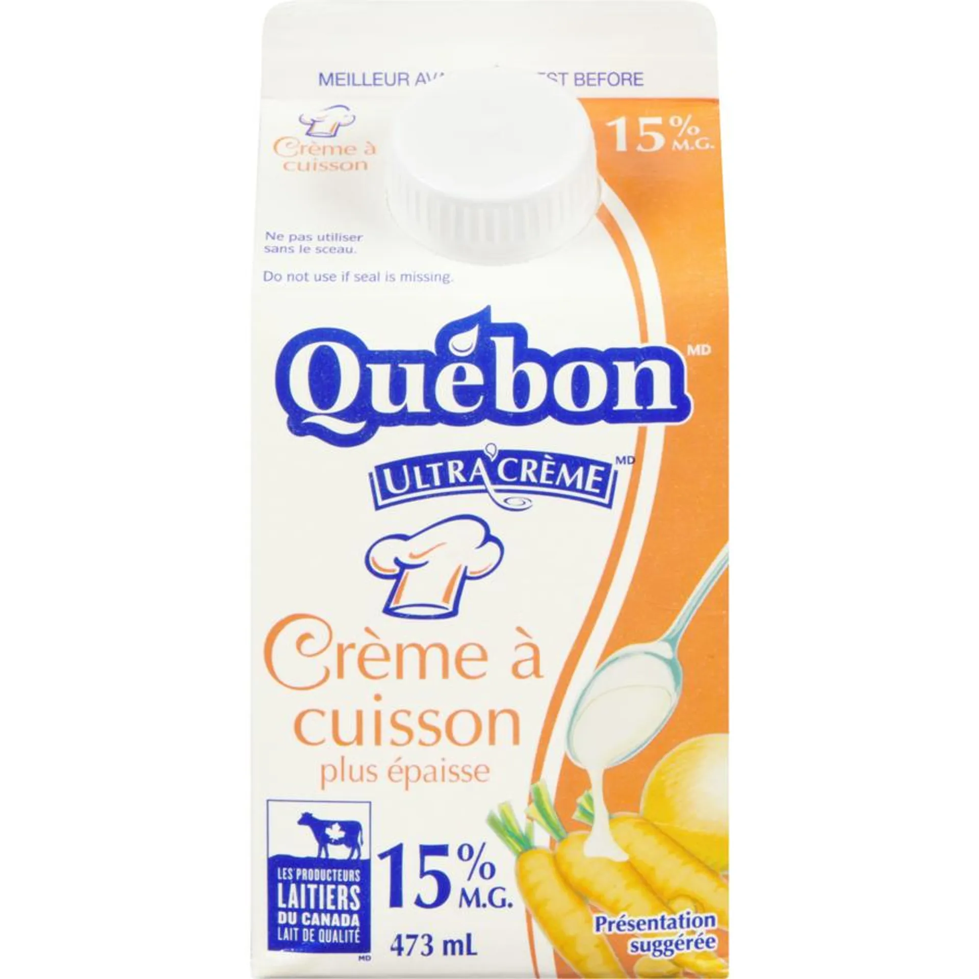 Crème à cuisson 15 %