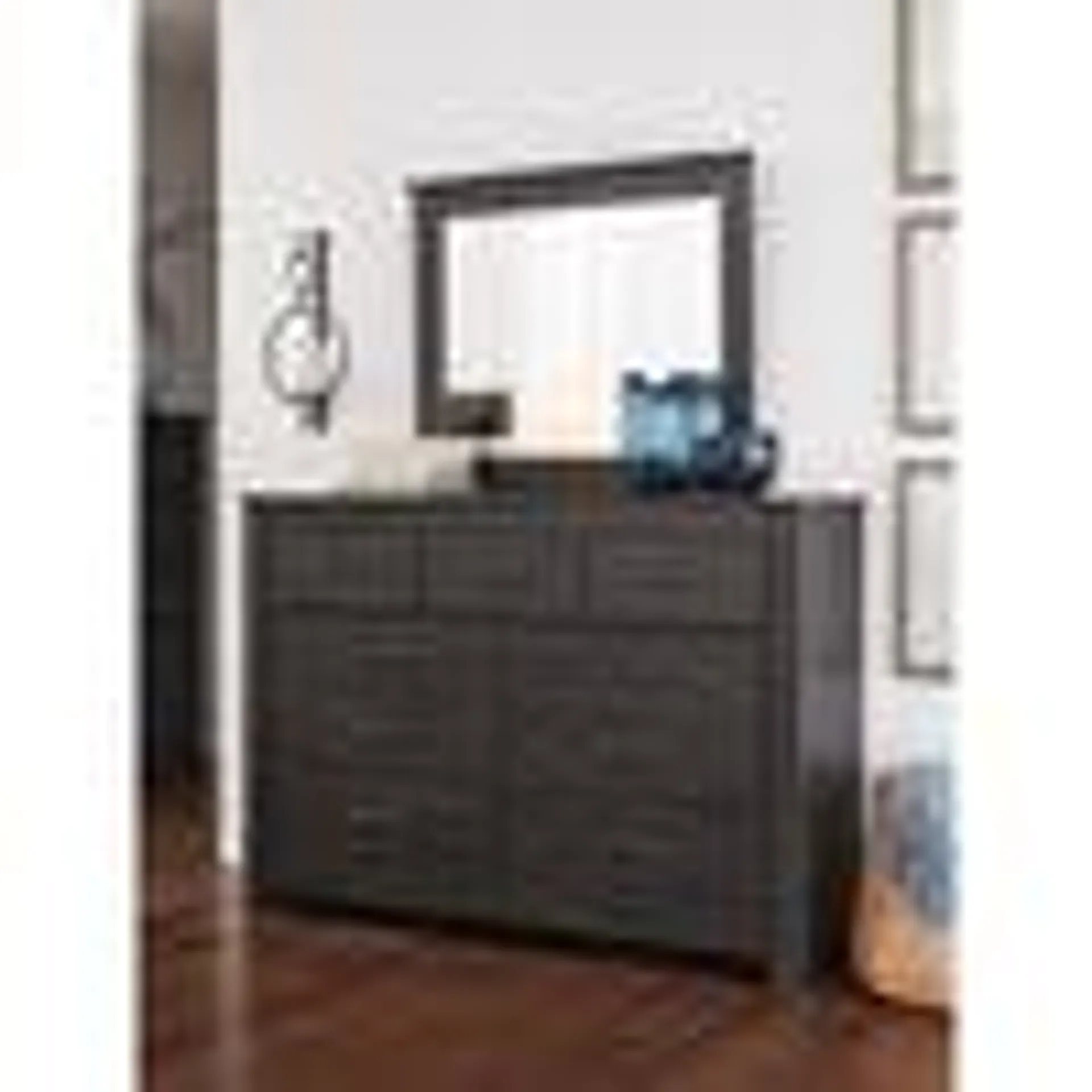 Brinxton Dresser and Mirror - Charcoal