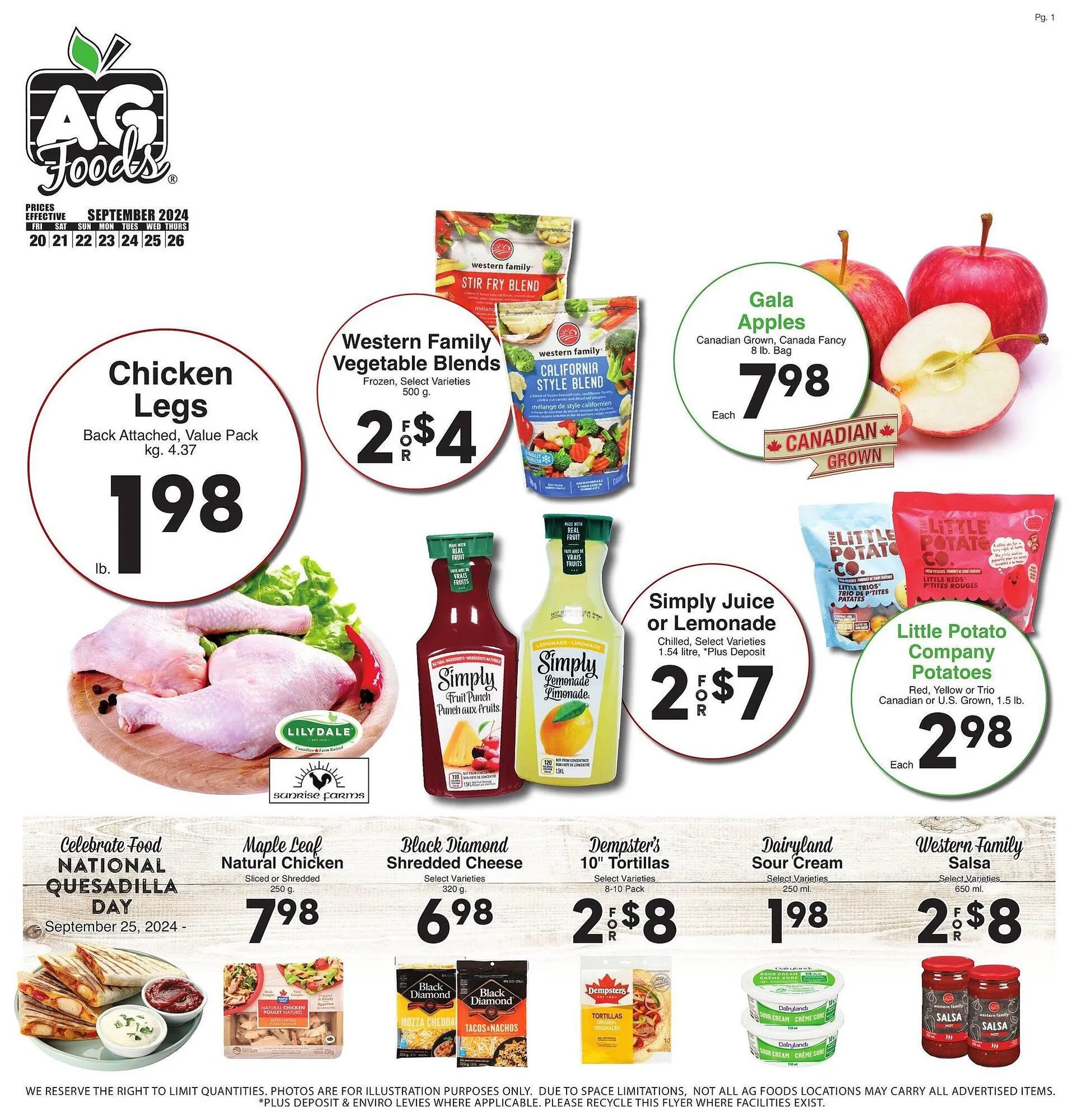 AG Foods flyer - 1