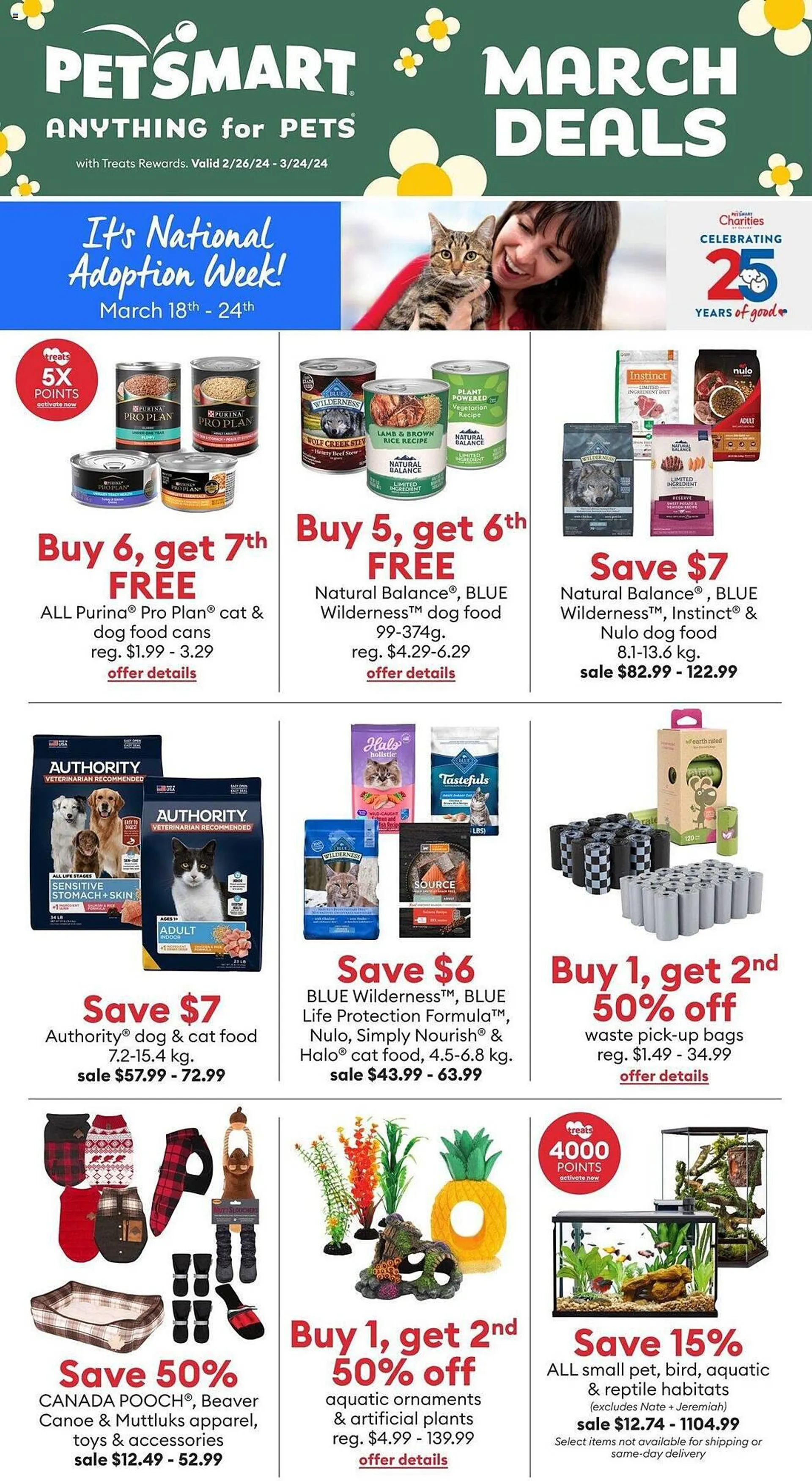 Petsmart flyer from February 26 to March 24 2024 - flyer page 