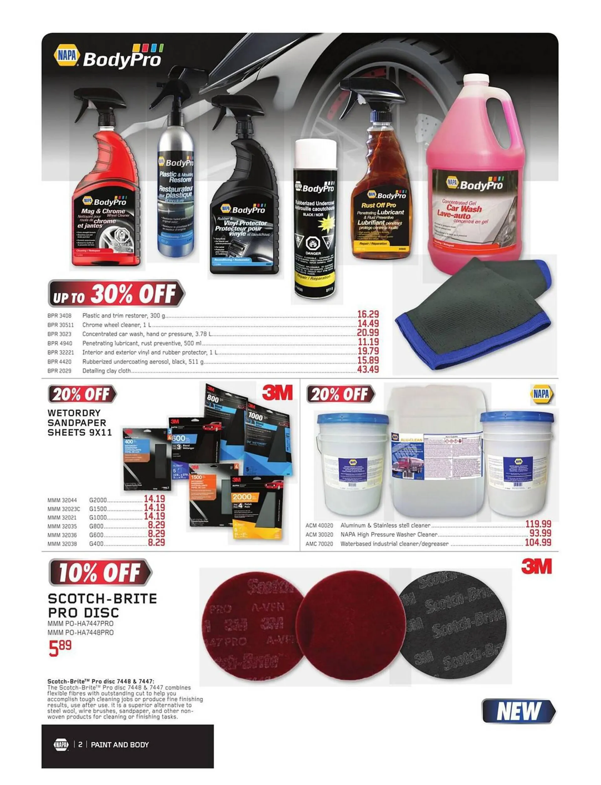 NAPA Auto Parts flyer from November 1 to December 31 2023 - flyer page 57