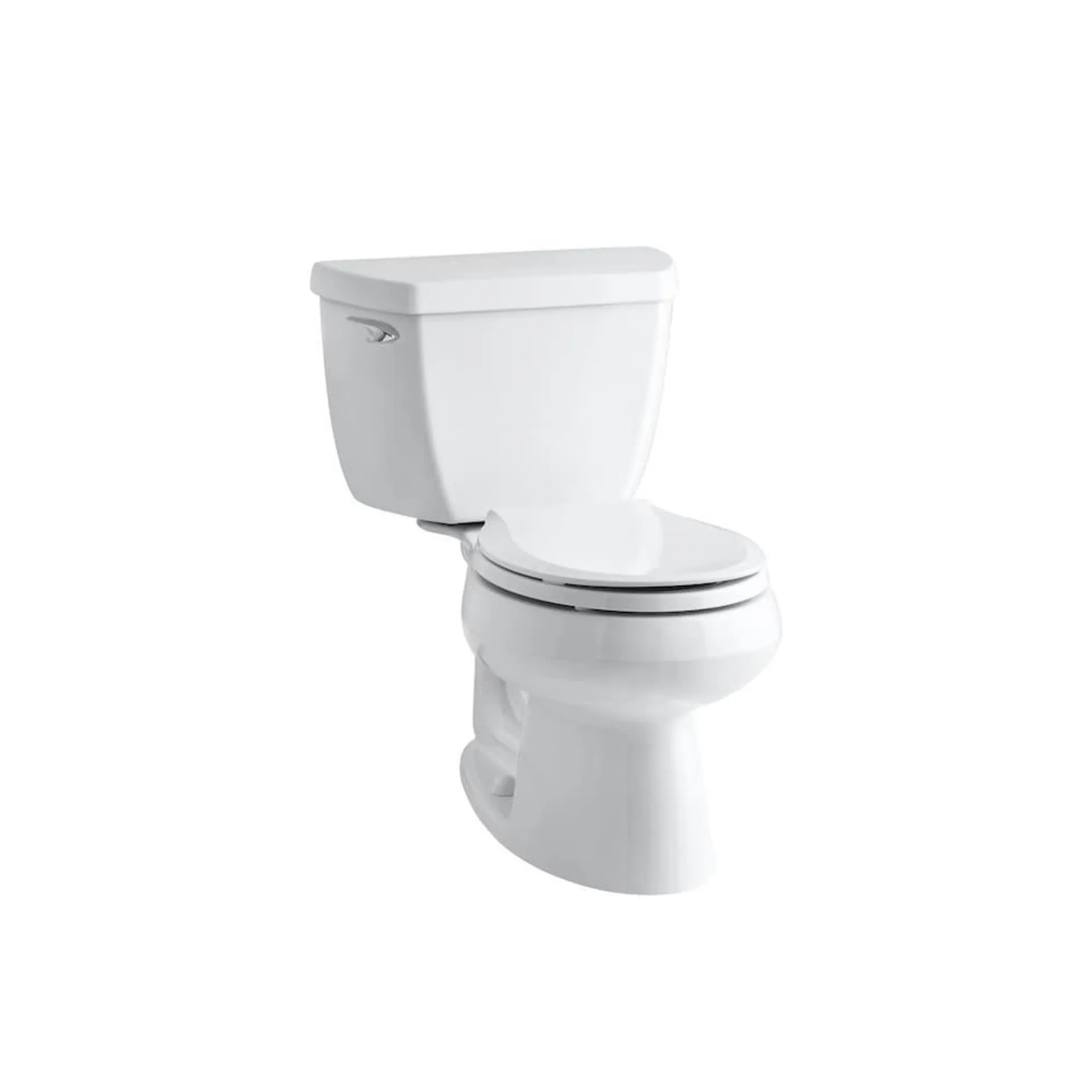 2-Piece Round Front 4.8 LPF Toilet in White