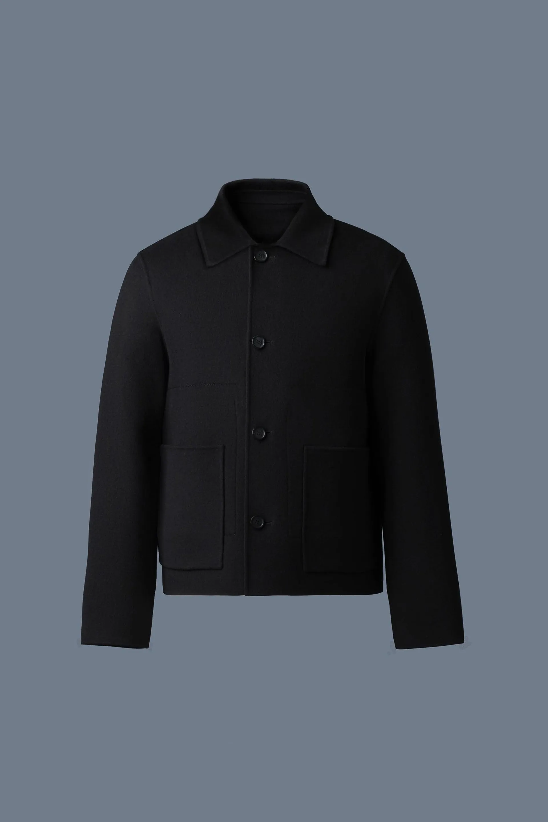 ANDERS 2-in-1 Reversible Double-Face Wool Jacket