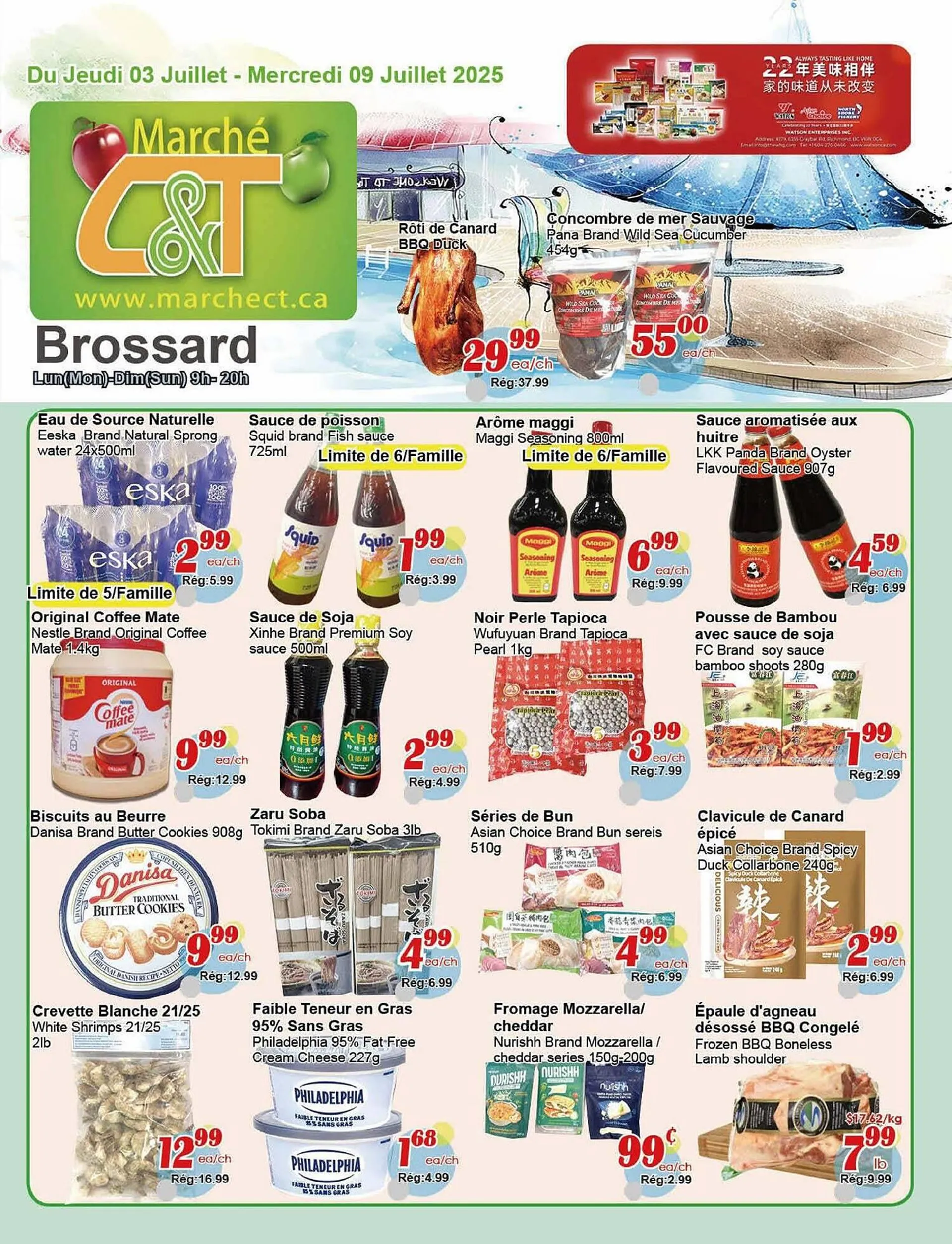 Marche C&T flyer from July 3 to July 10 2025 - flyer page 1