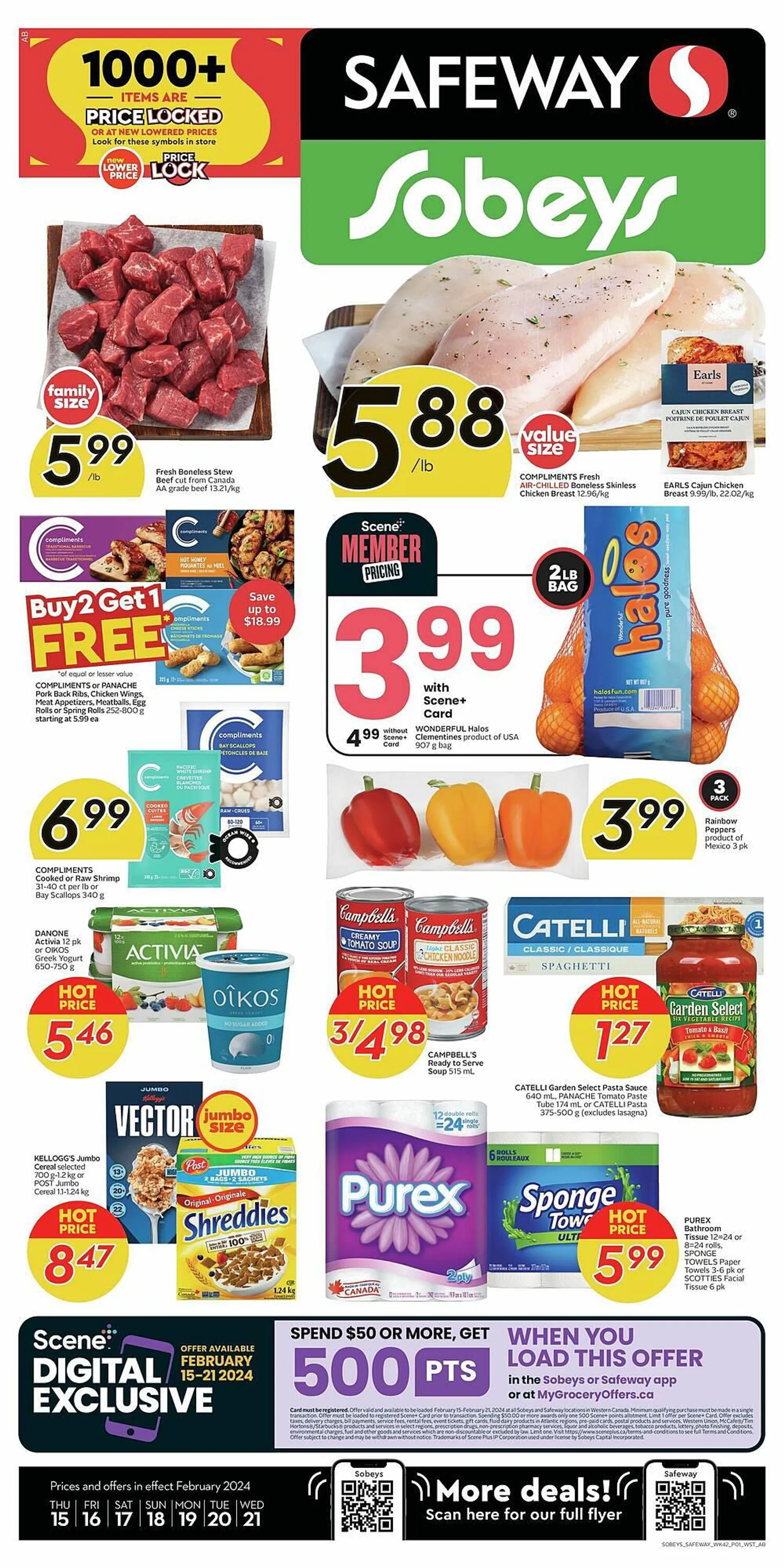 Safeway flyer from February 15 to February 22 2024 - flyer page 