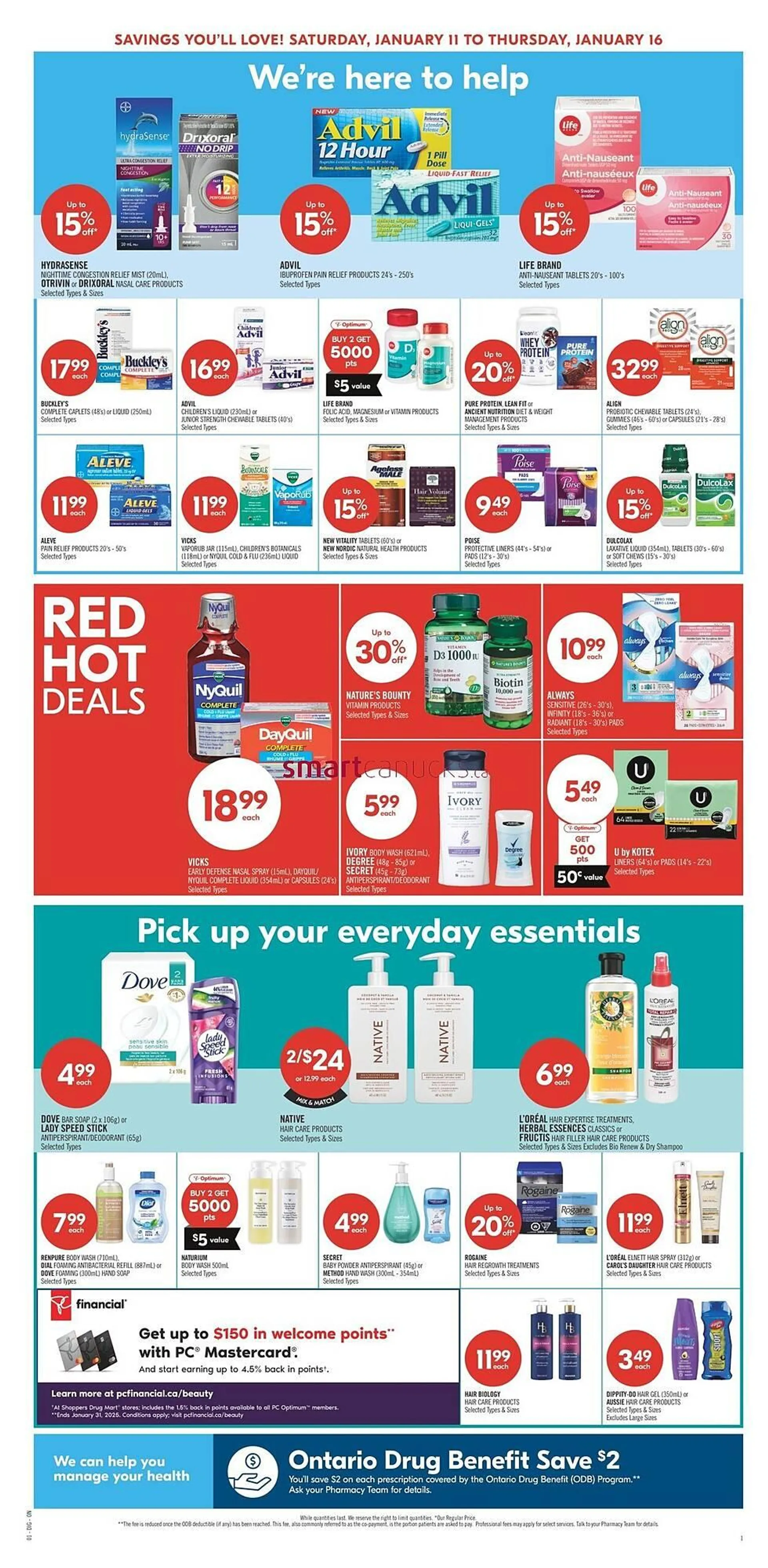 Shoppers Drug Mart flyer from January 9 to January 15 2025 - flyer page 6