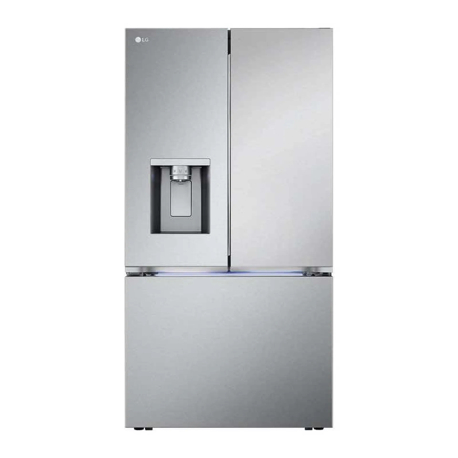 LG Rédfrigérateur 26 pi3 36 po Acier inoxydable Congélateur en bas, Portes françaises - LRYXC2606S