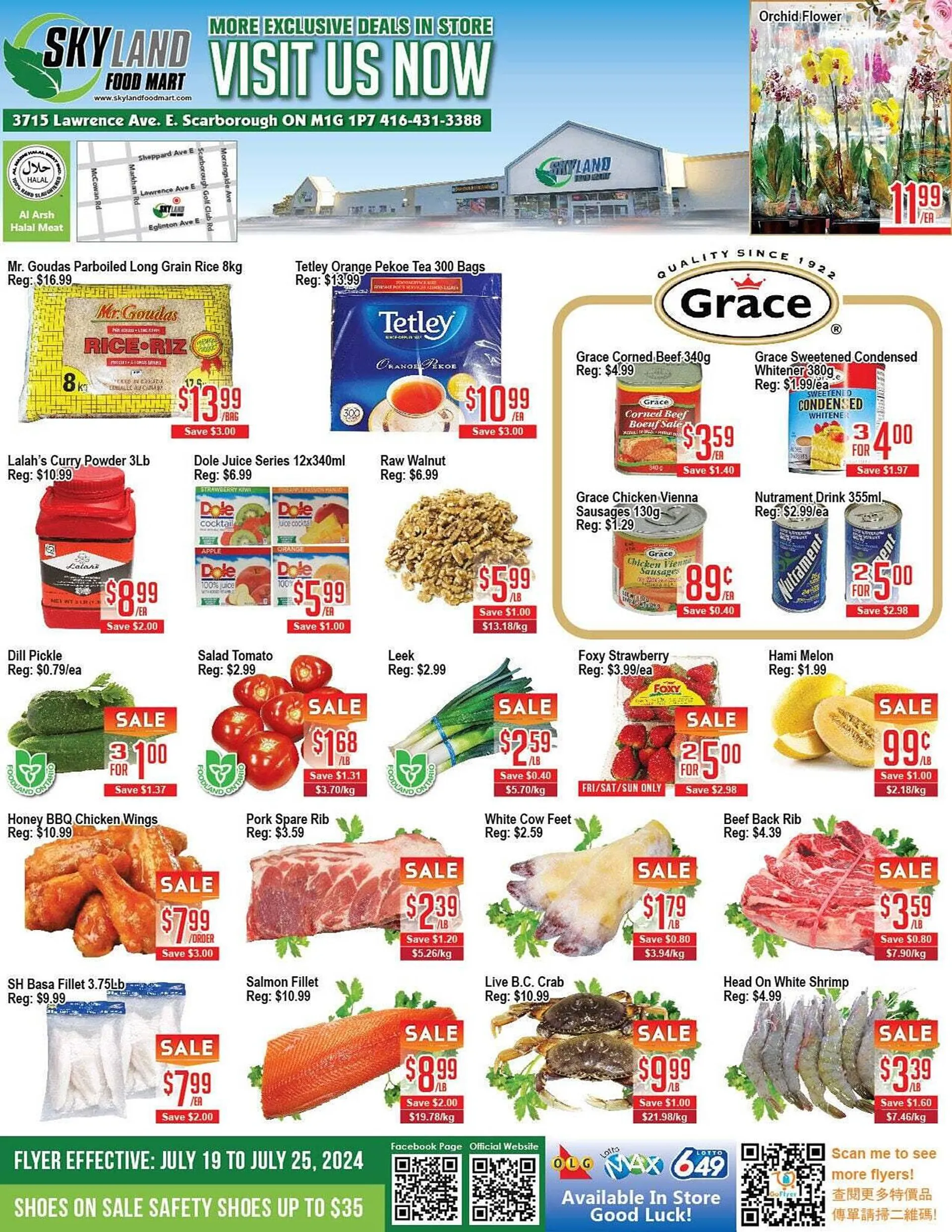 Skyland Foodmart flyer - 1