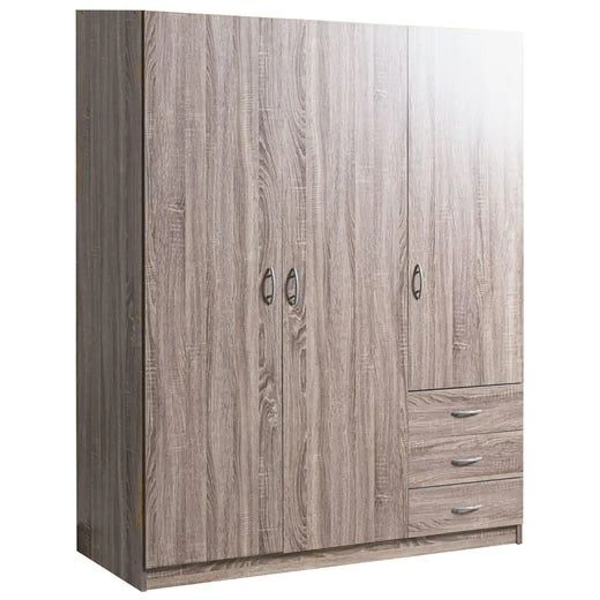 3 Door + 3 Drawer Wardrobe