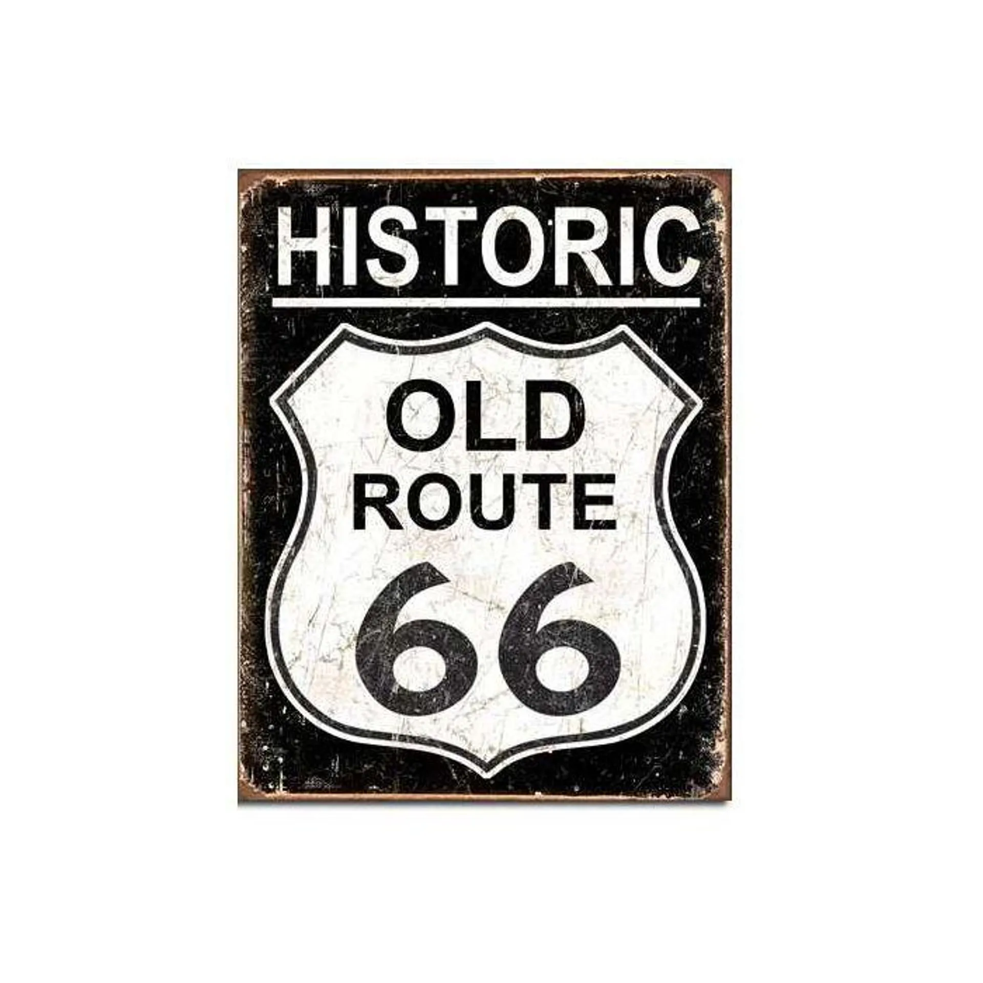 Old Route 66 Tin Sign