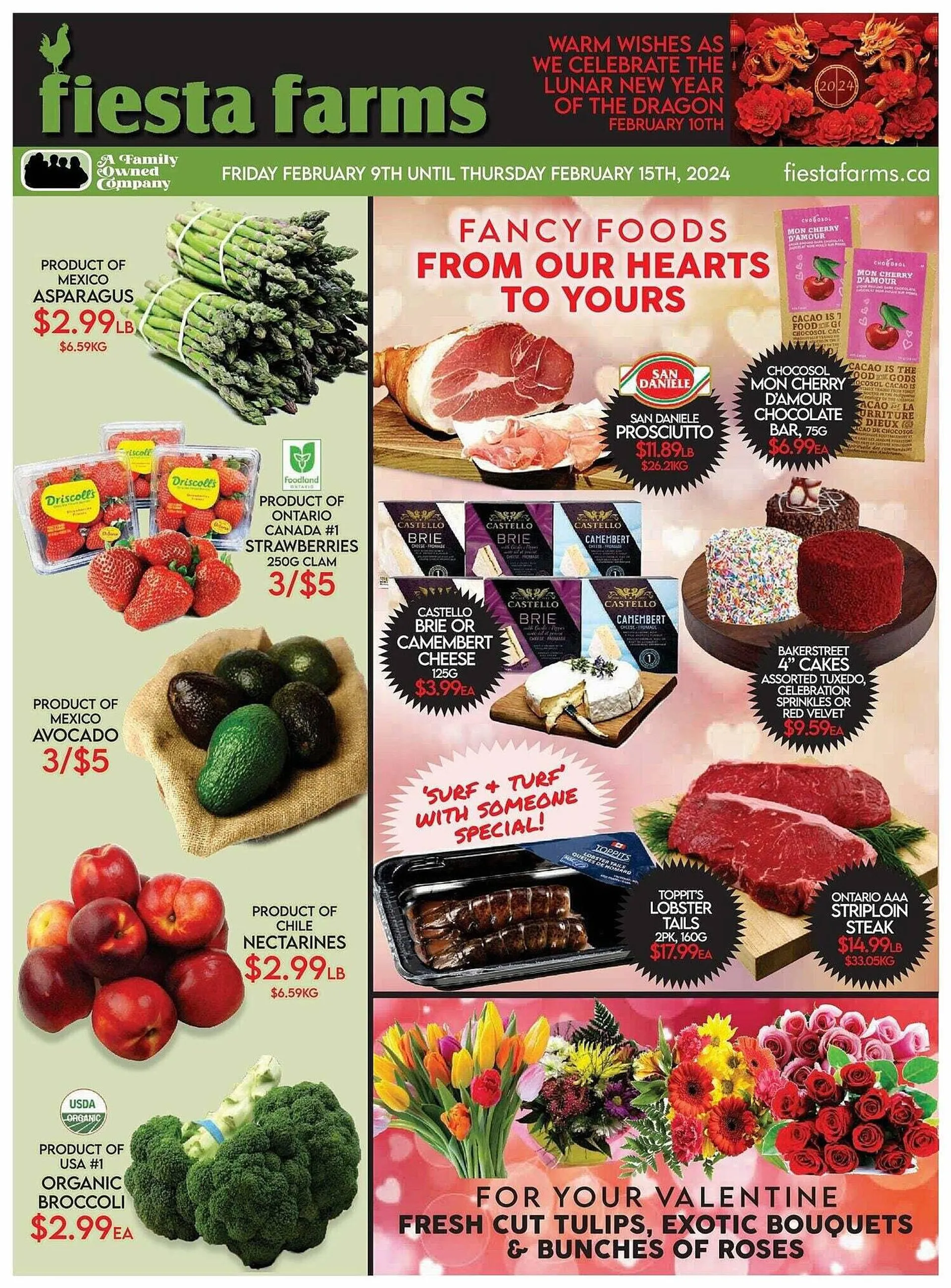 Fiesta Farms flyer from February 9 to February 16 2024 - flyer page 1