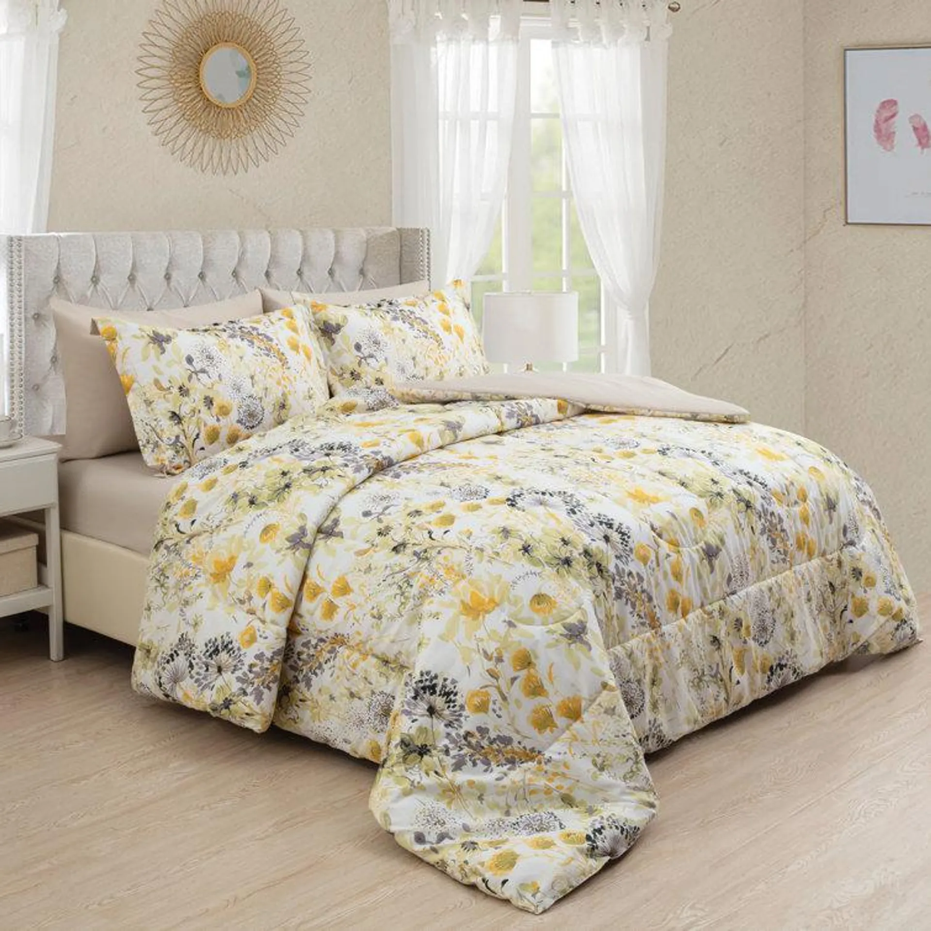 Floral Comforter Set