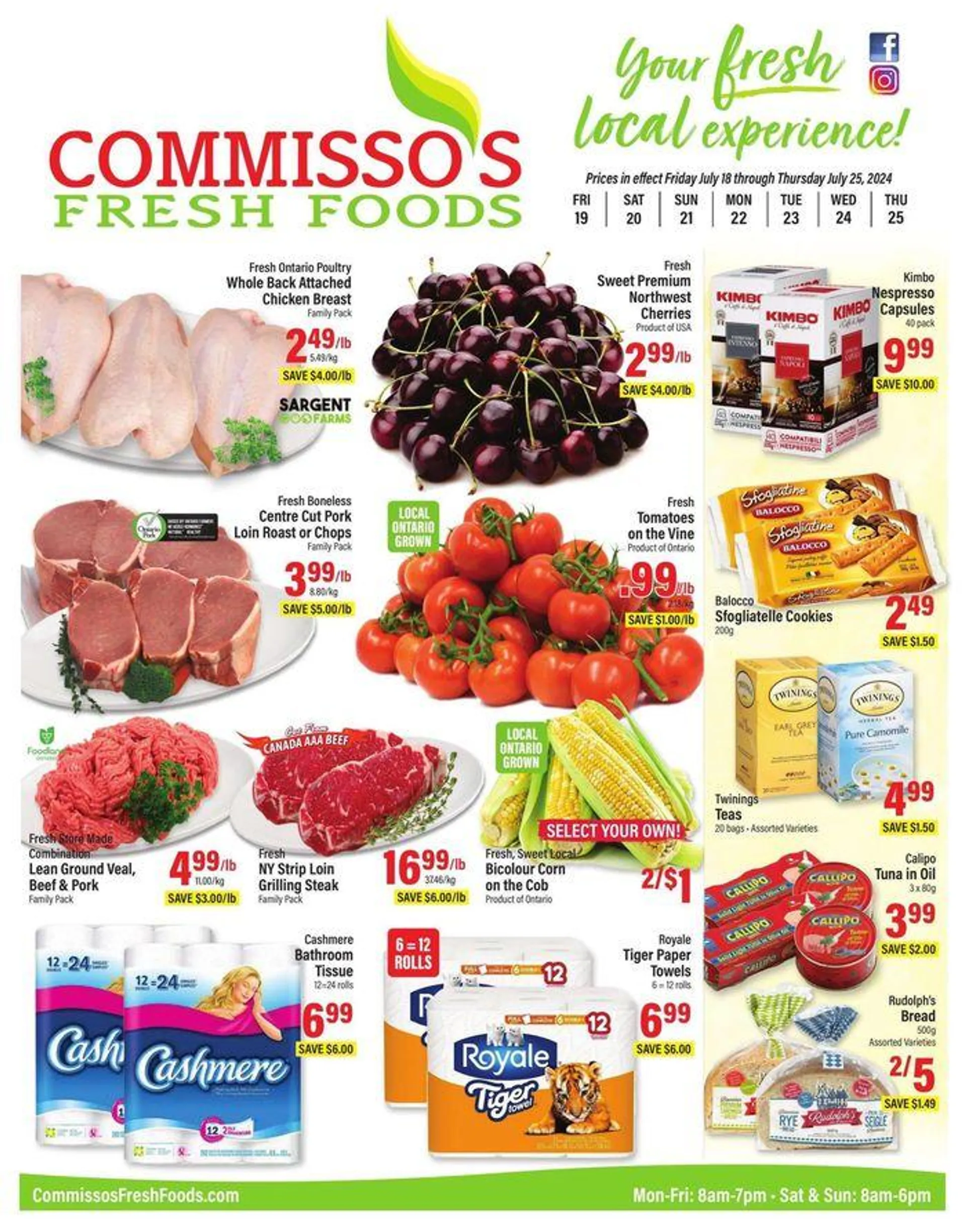 Commissos Fresh Foods weeky flyer - 1