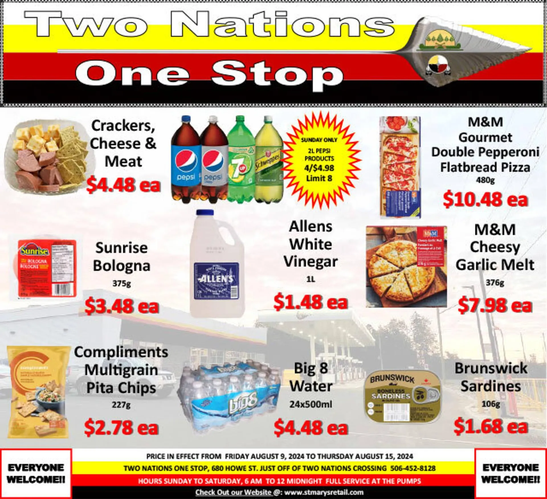 Two Nations One Stop flyer - 1