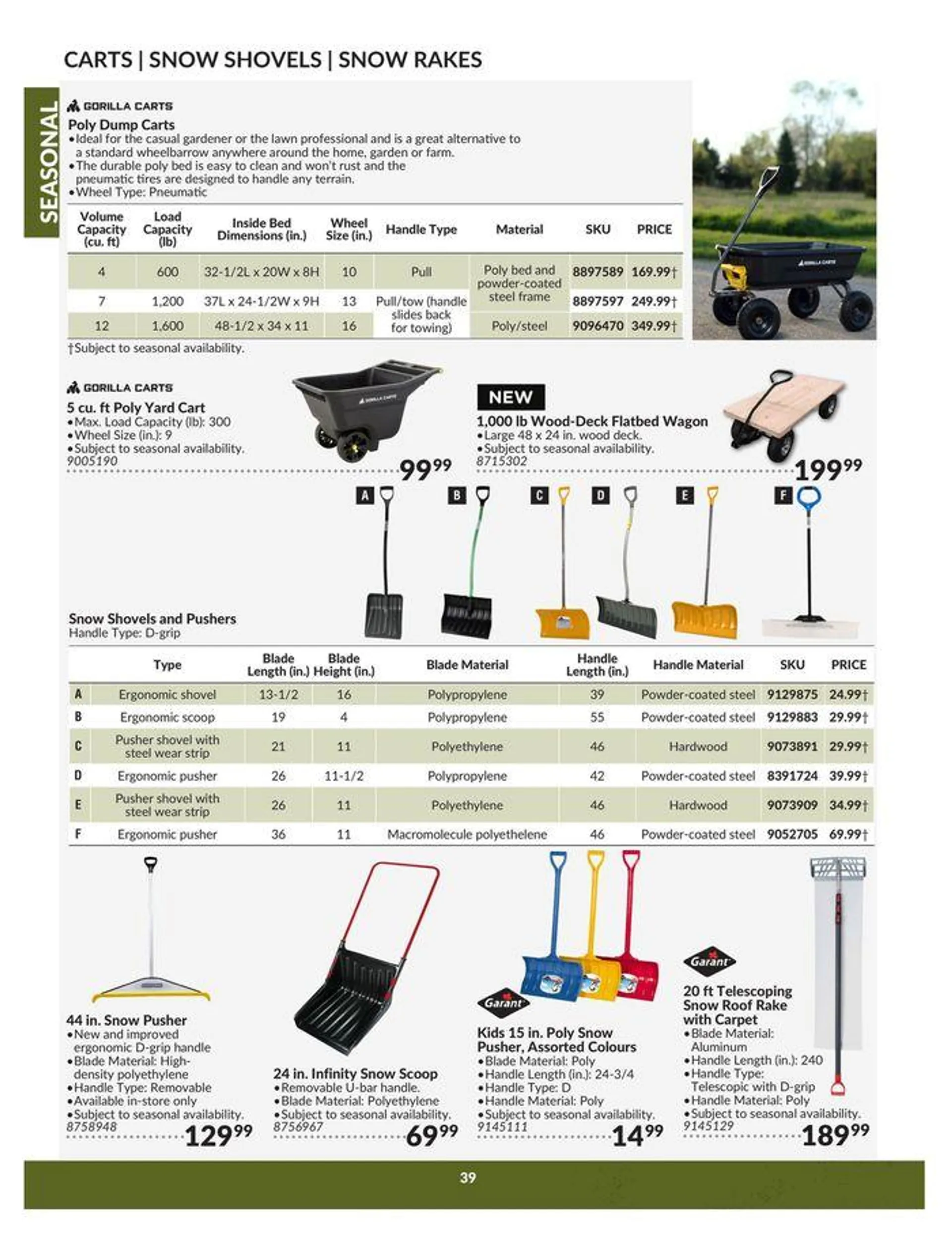 Seasonal Catalogue from April 23 to April 22 2025 - flyer page 39