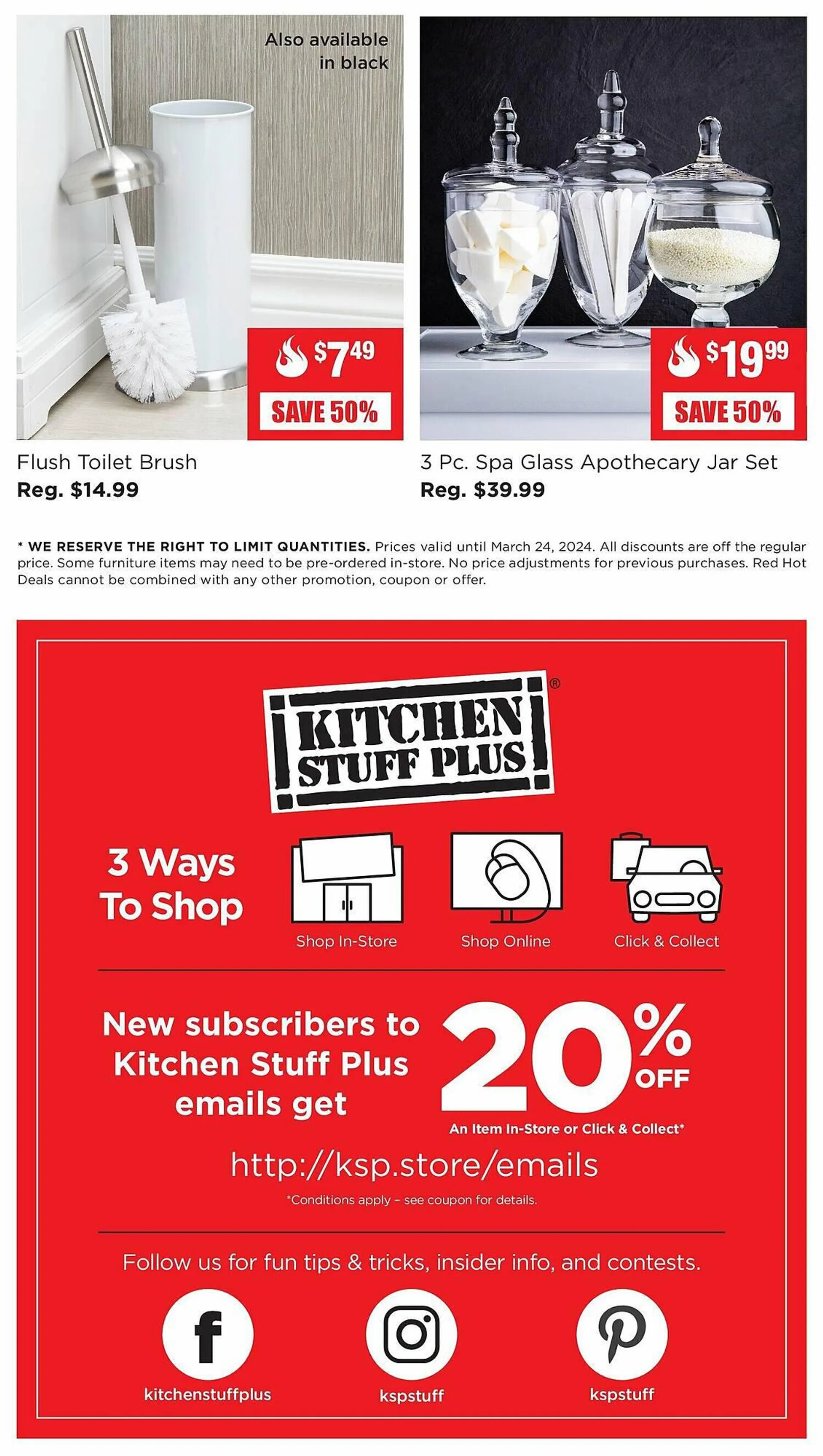 Kitchen Stuff Plus flyer from March 18 to March 25 2024 - flyer page 8