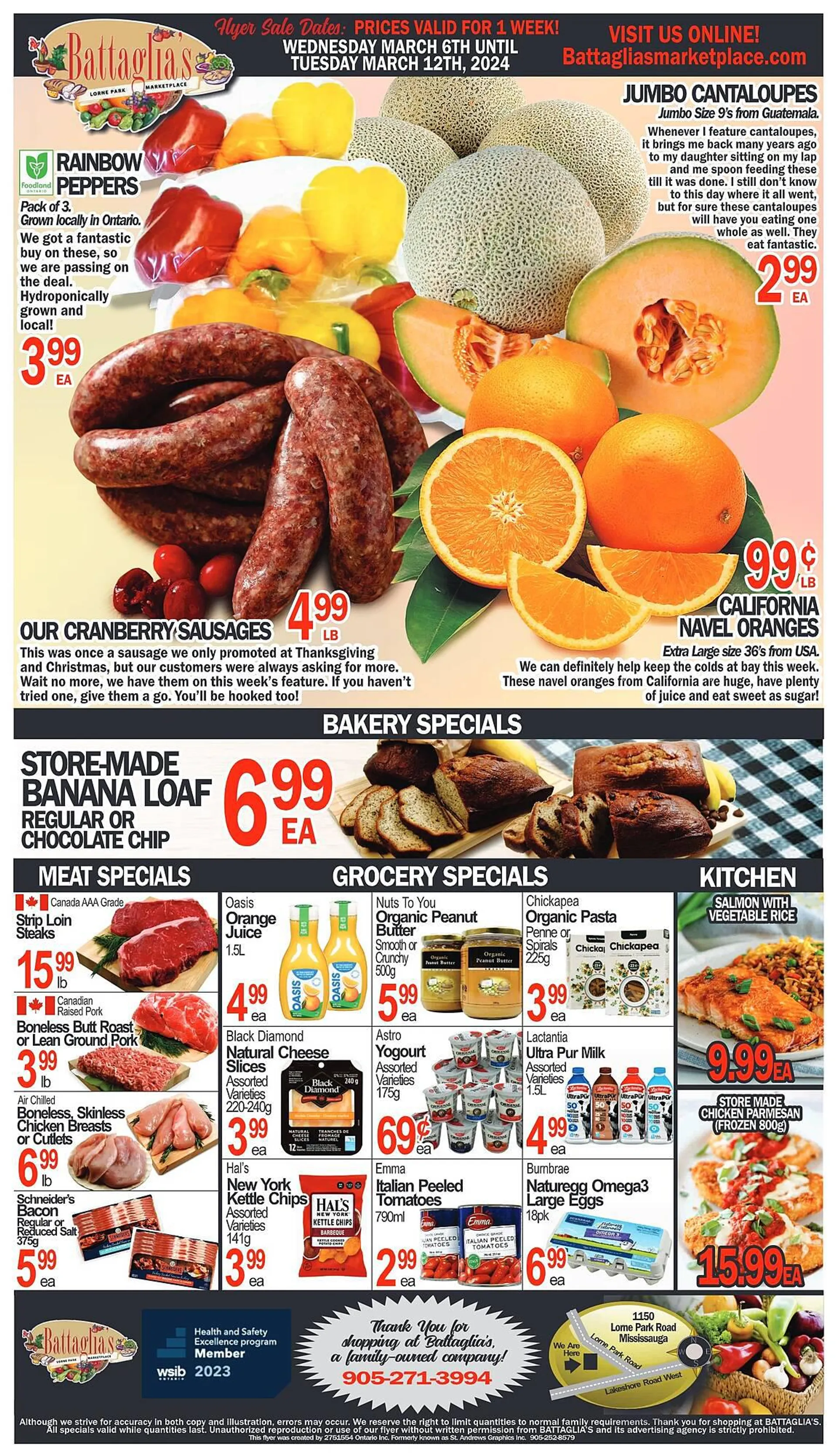 Battaglia's Marketplace flyer from March 6 to April 2 2024 - flyer page 1