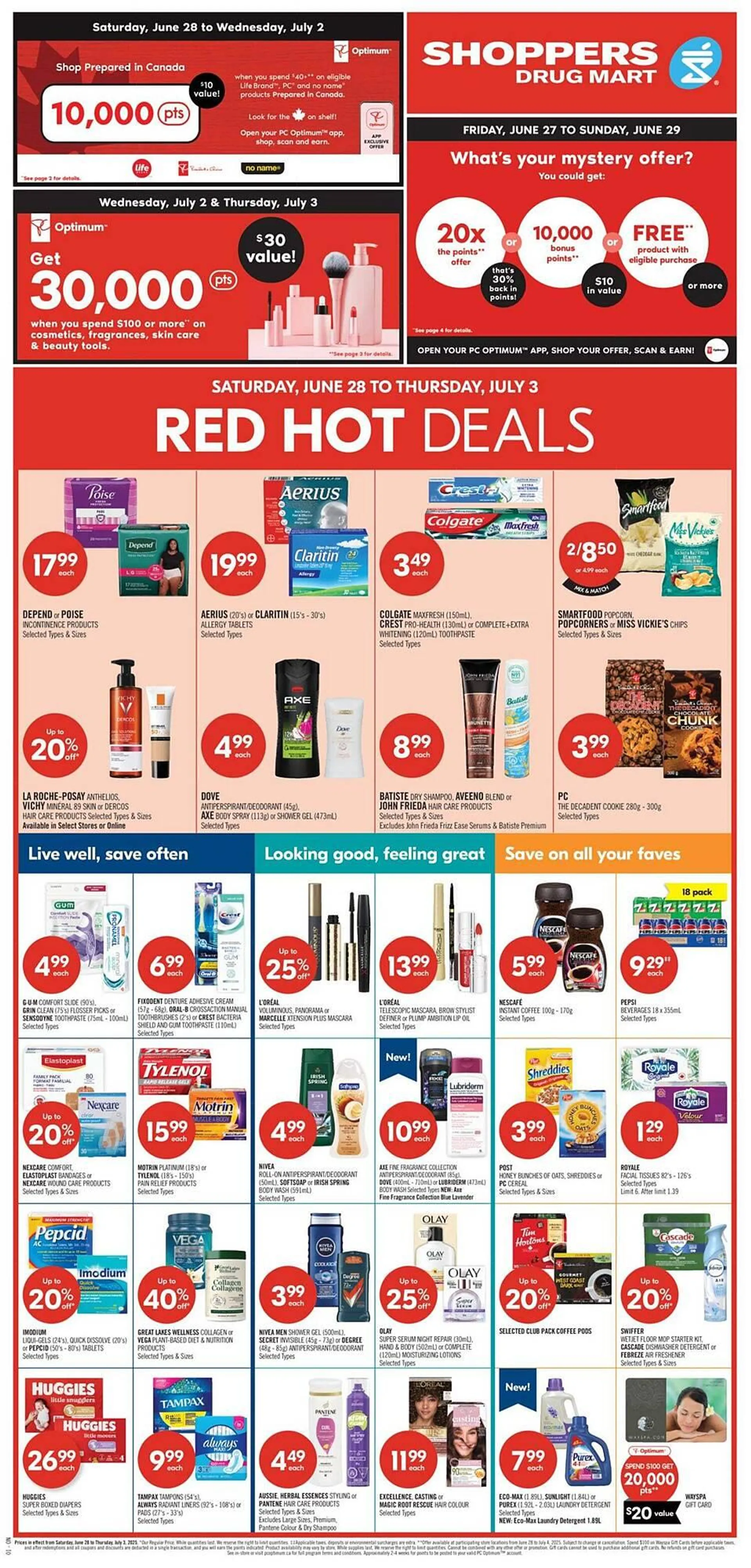 Shoppers Drug Mart flyer from June 26 to July 3 2025 - flyer page 1