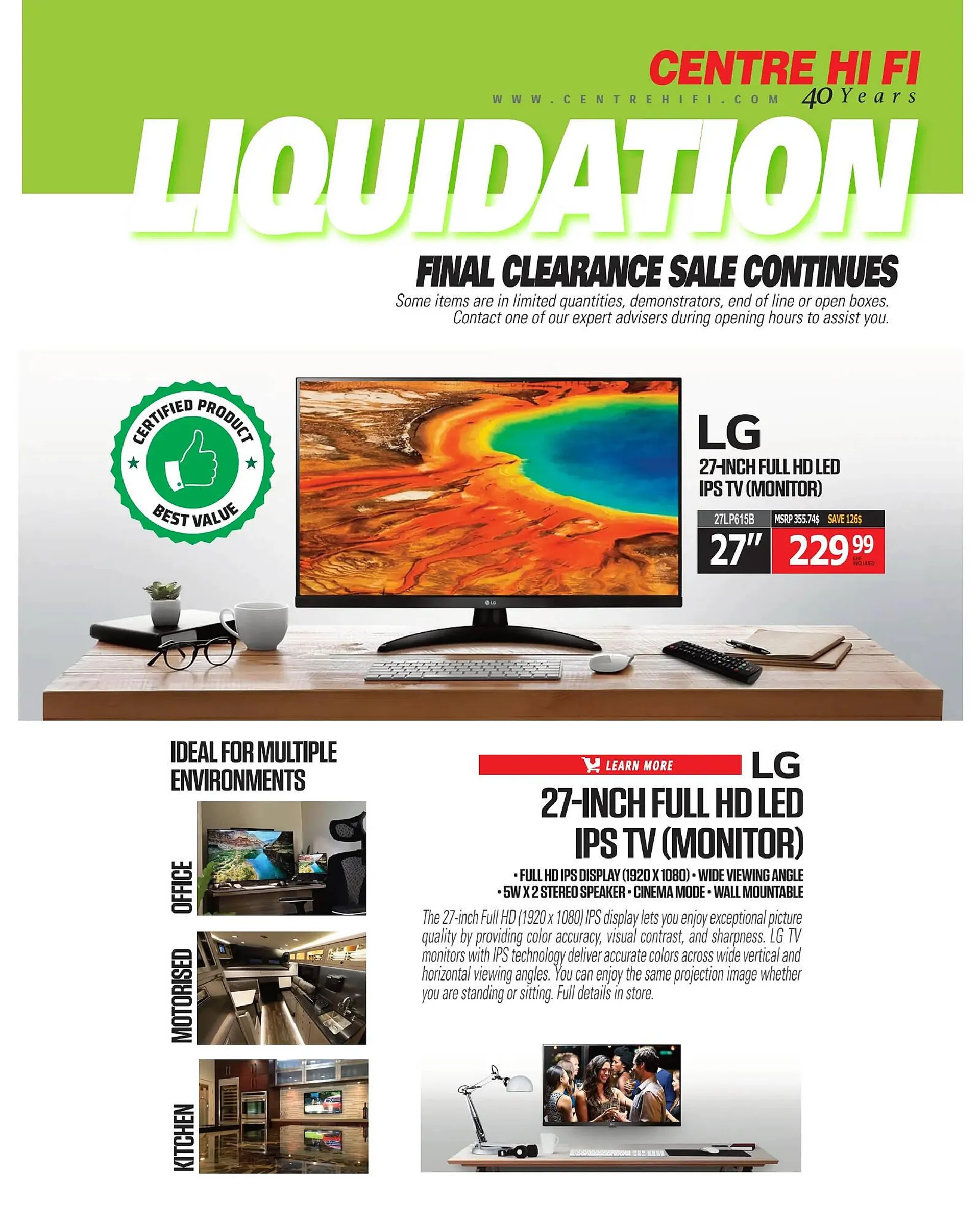 Centre Hi-Fi flyer from July 18 to July 24 2025 - flyer page 70