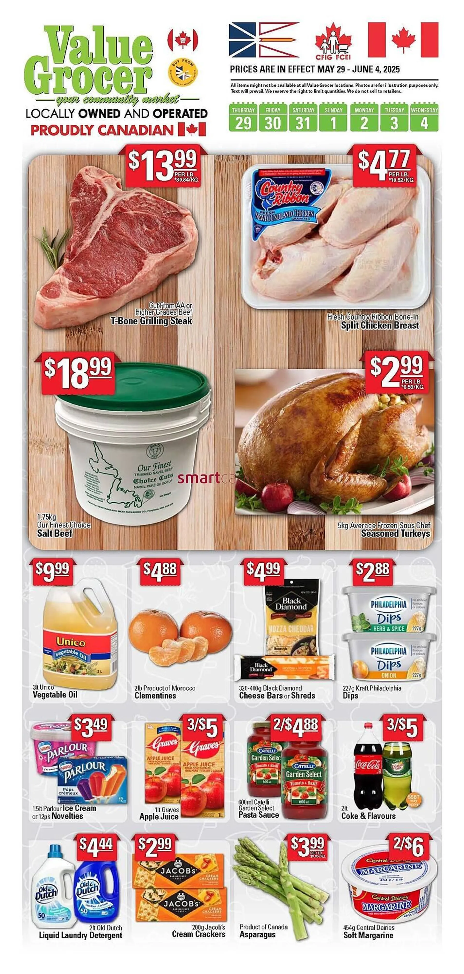 Value Grocer flyer from May 29 to June 4 2025 - flyer page 1