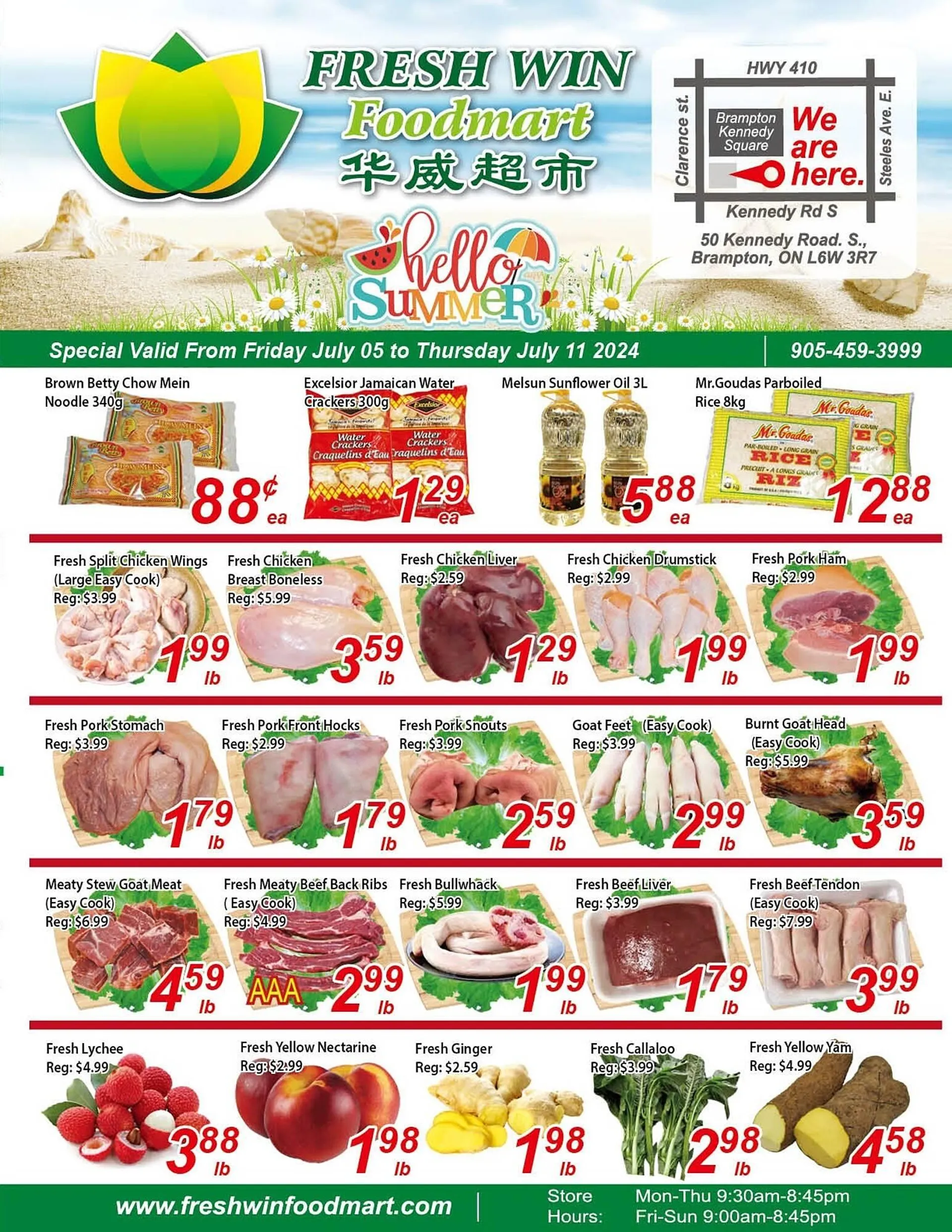 Fresh Win Foodmart flyer - 1