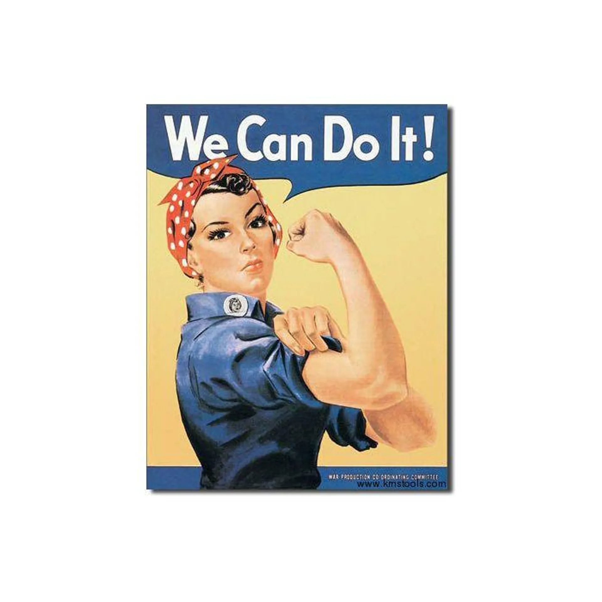 Rosie the Riveter Tin Sign