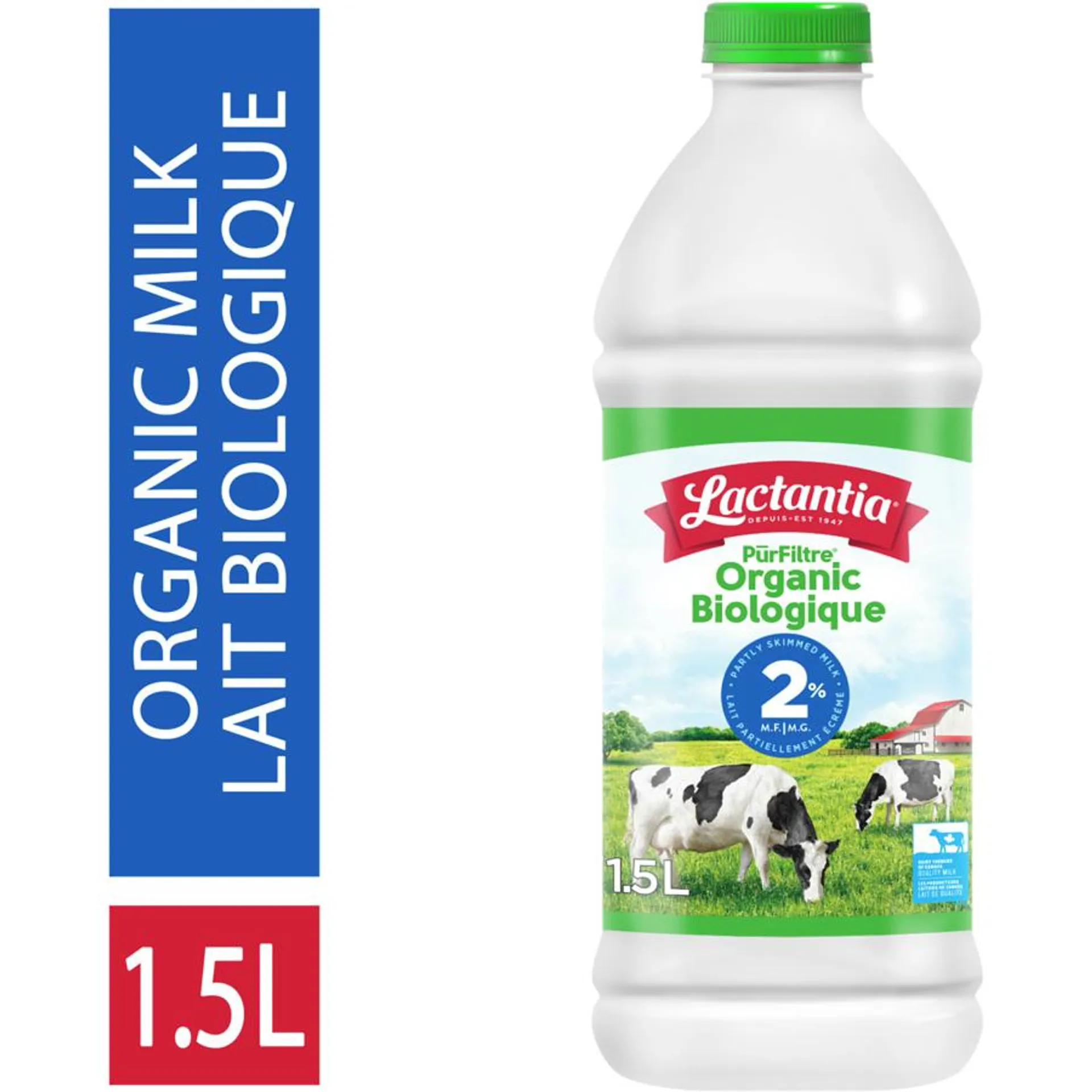 Lait Biologique 2 % Partiellement Écrémé