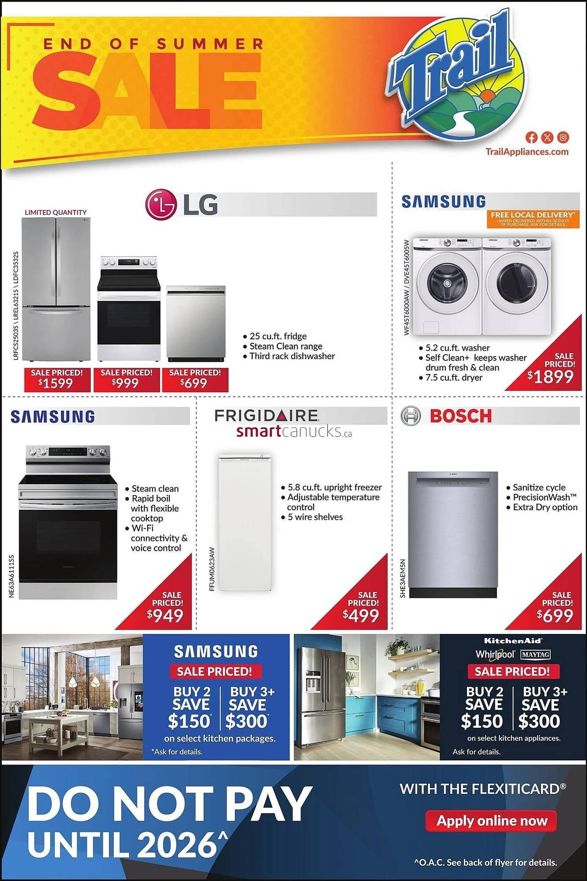 Trail Appliances flyer - 1