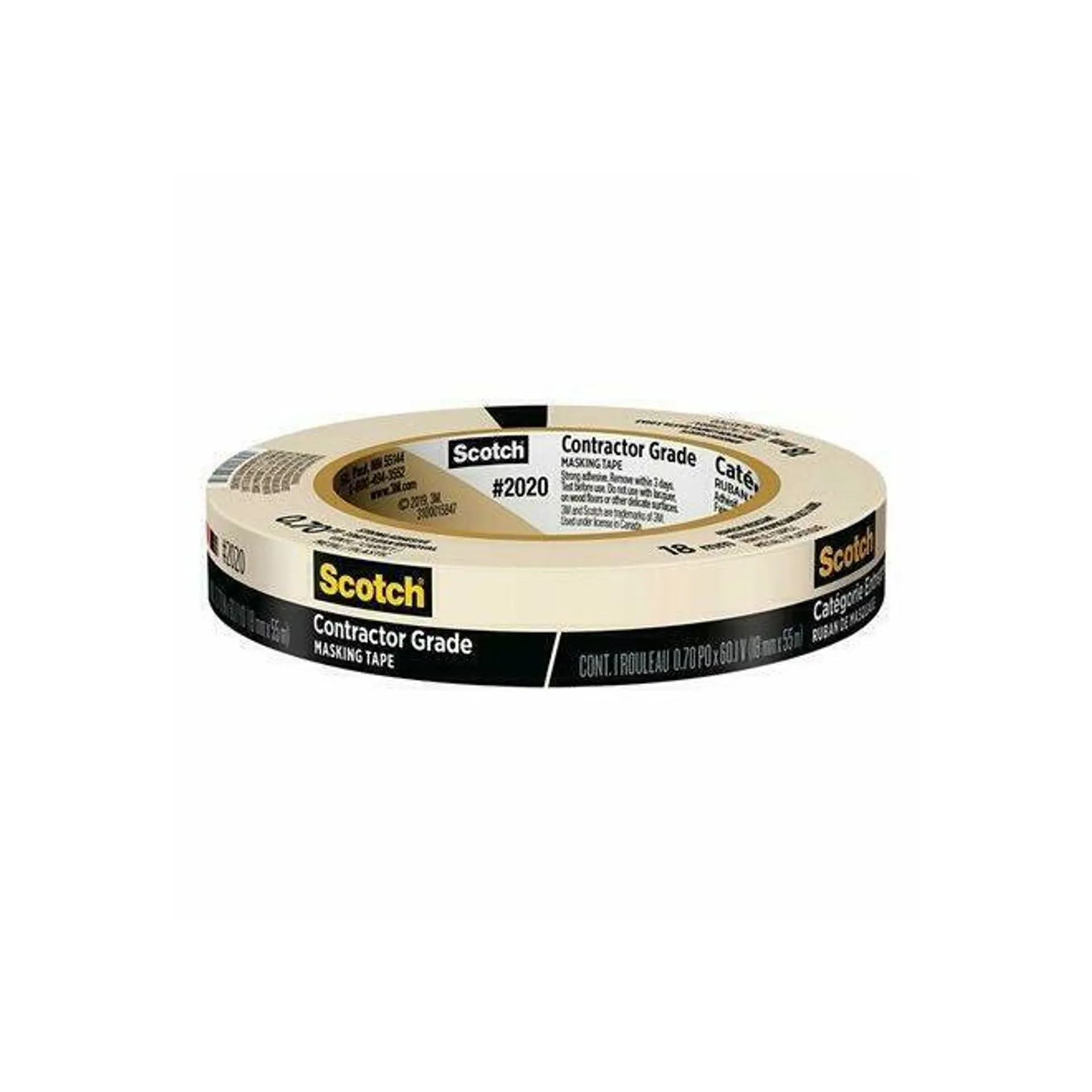 3M™ 2020 General-Purpose Masking Tape - 18mm 316224