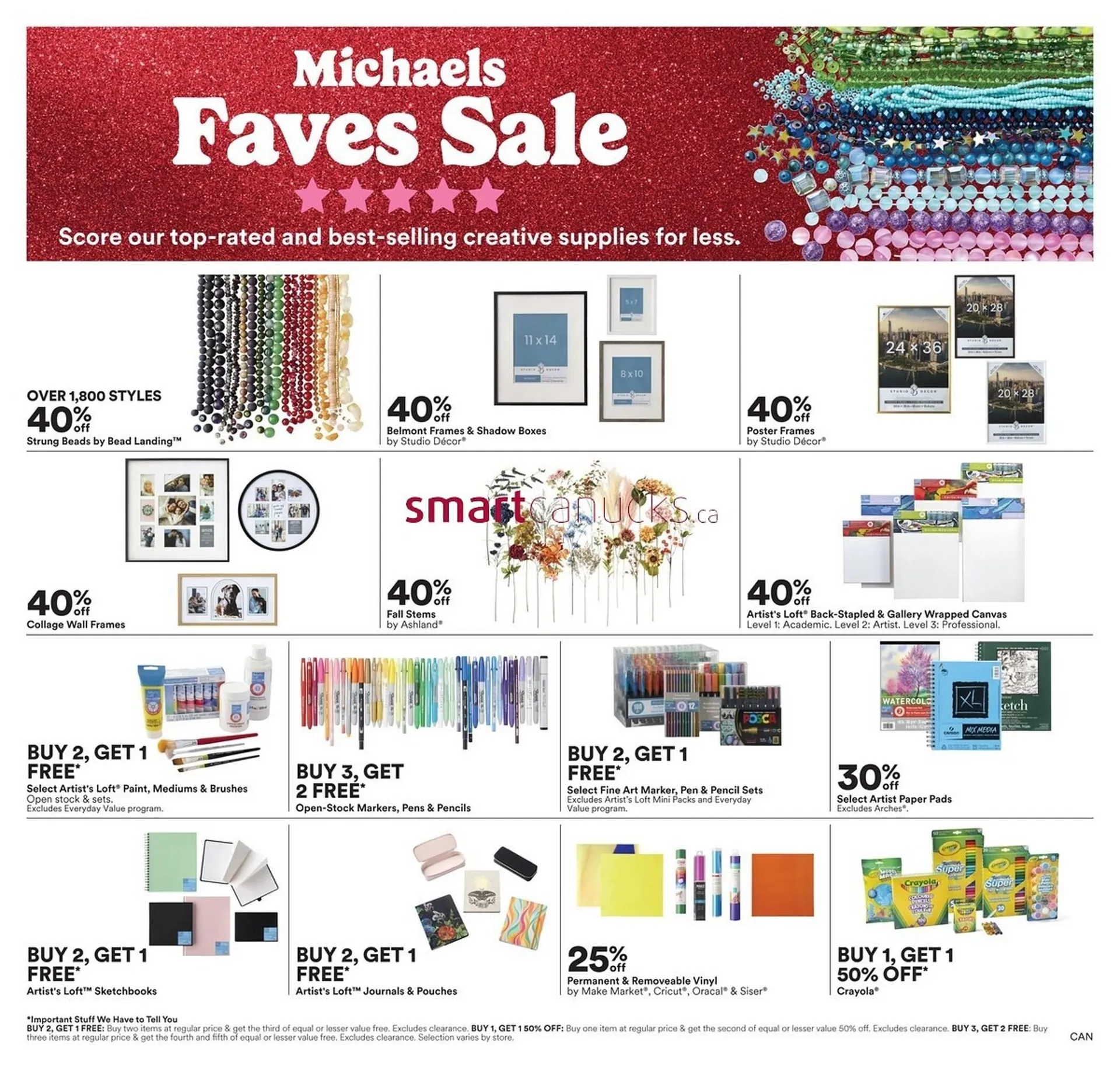 Michaels flyer - 1