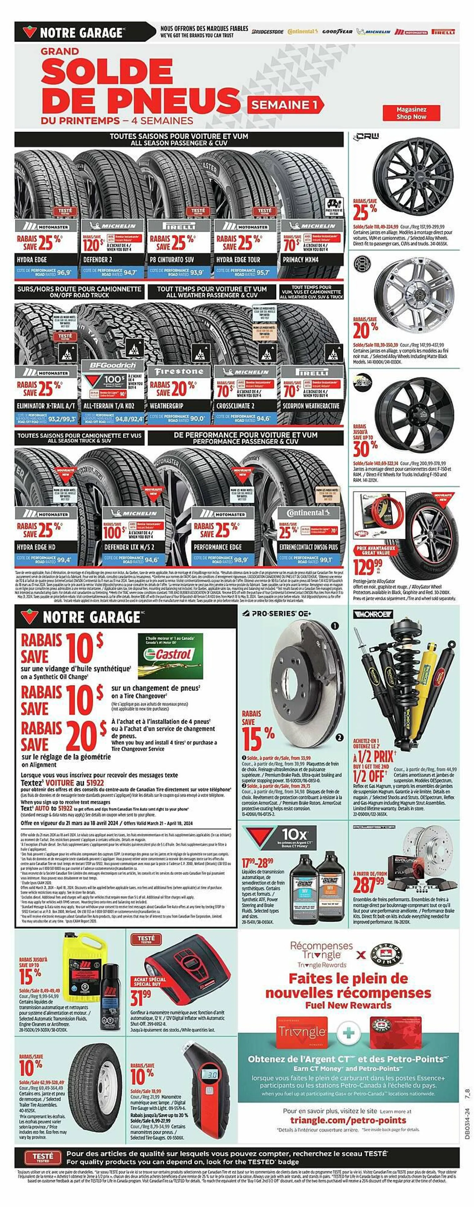 Canadian Tire flyer from March 28 to April 4 2024 - flyer page 21