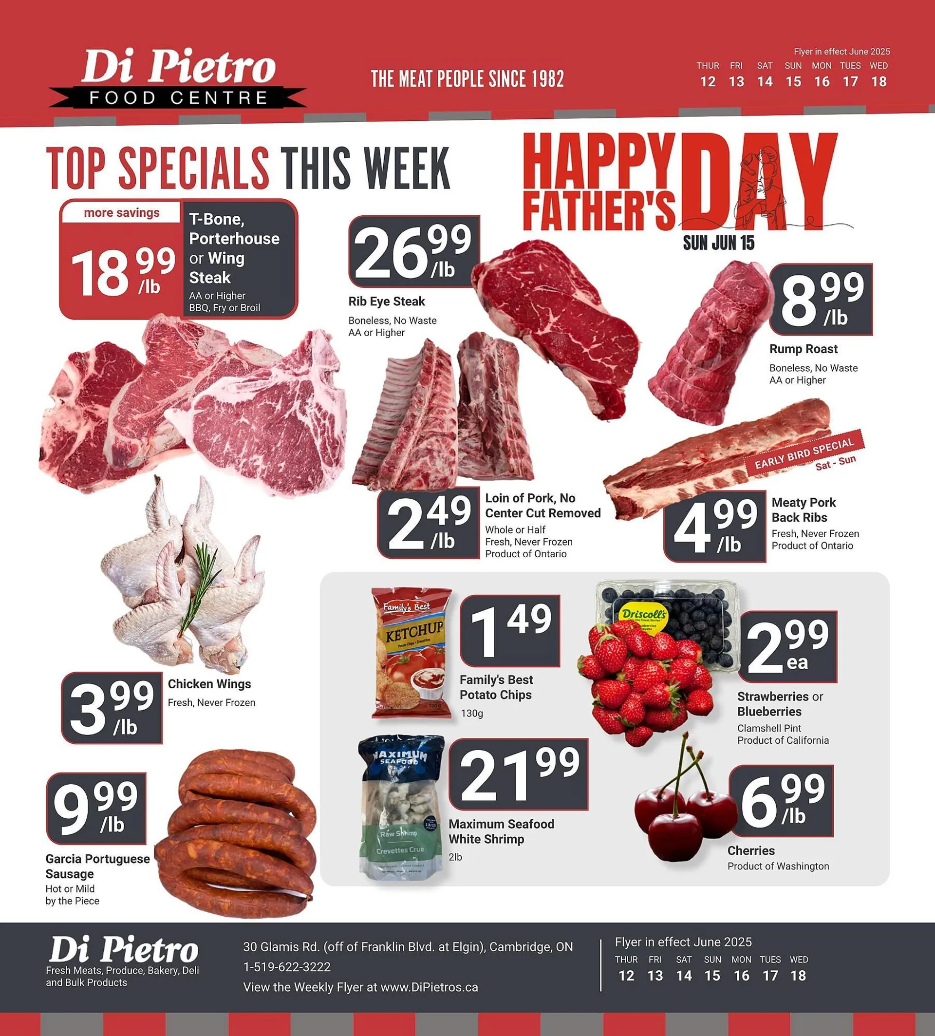 Di Pietro flyer from June 12 to June 18 2025 - flyer page 1