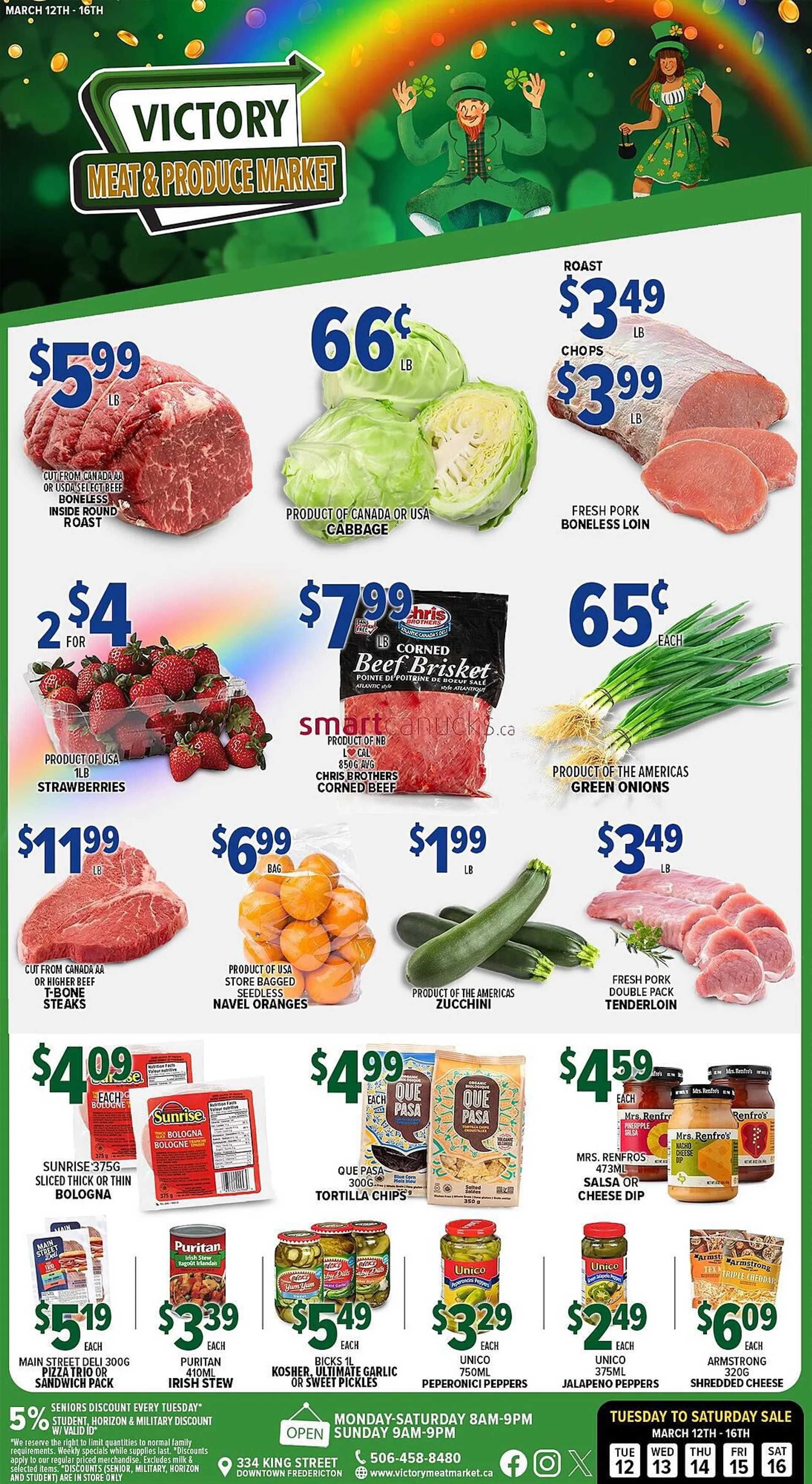 Victory Meat Market flyer from March 14 to March 20 2024 - flyer page 1