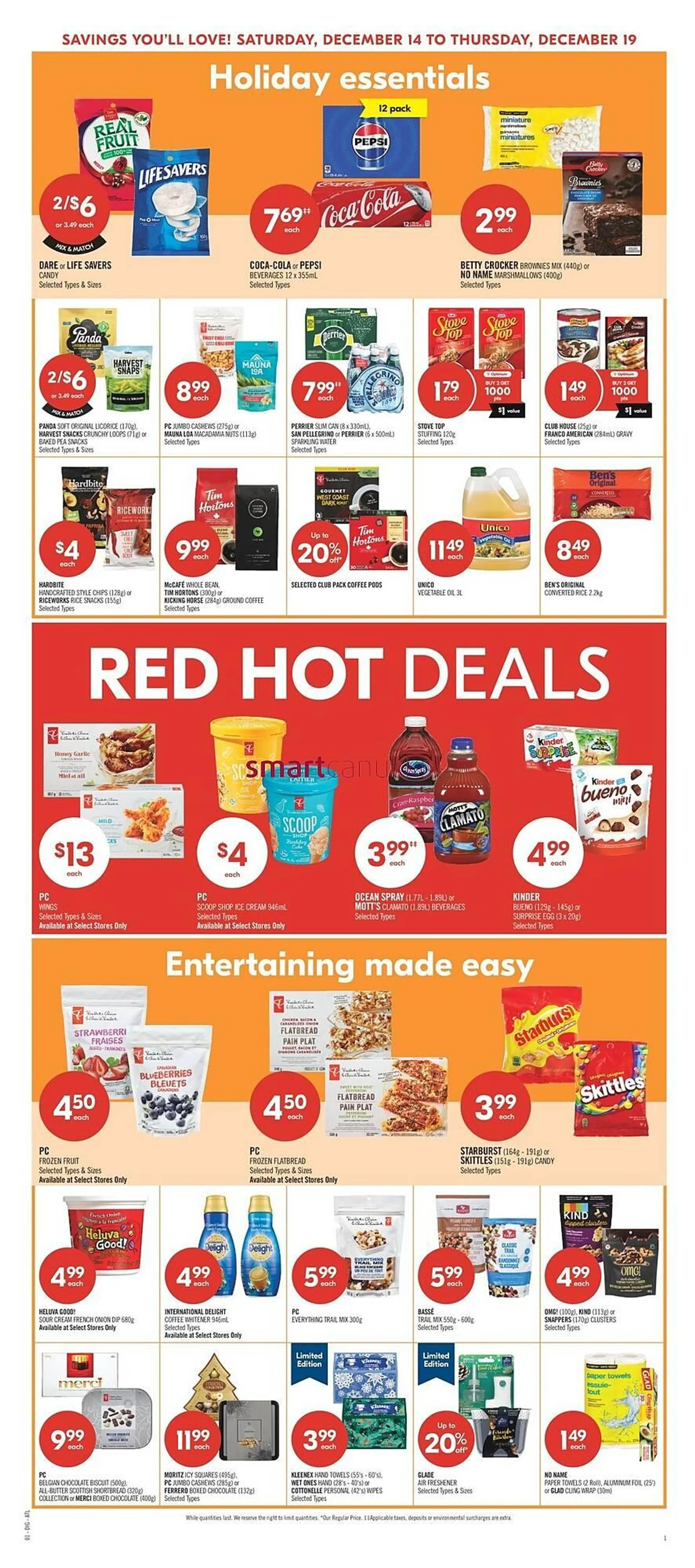 Shoppers Drug Mart flyer from December 12 to December 18 2024 - flyer page 9