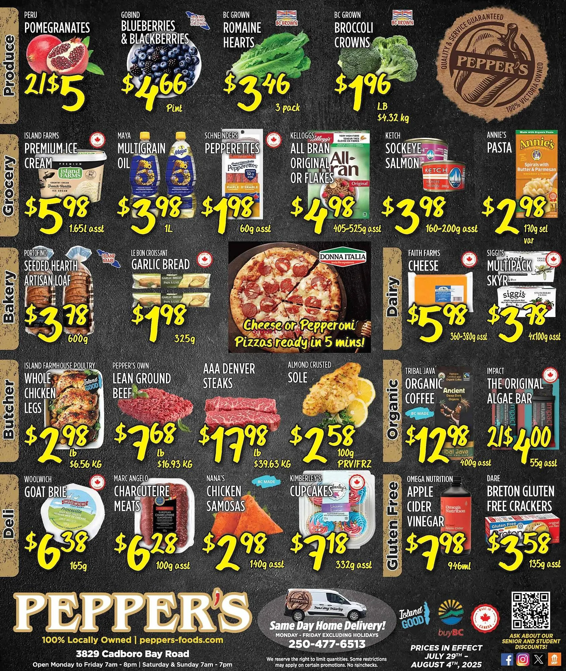 Pepper's Foods flyer from July 29 to September 10 2025 - flyer page 1