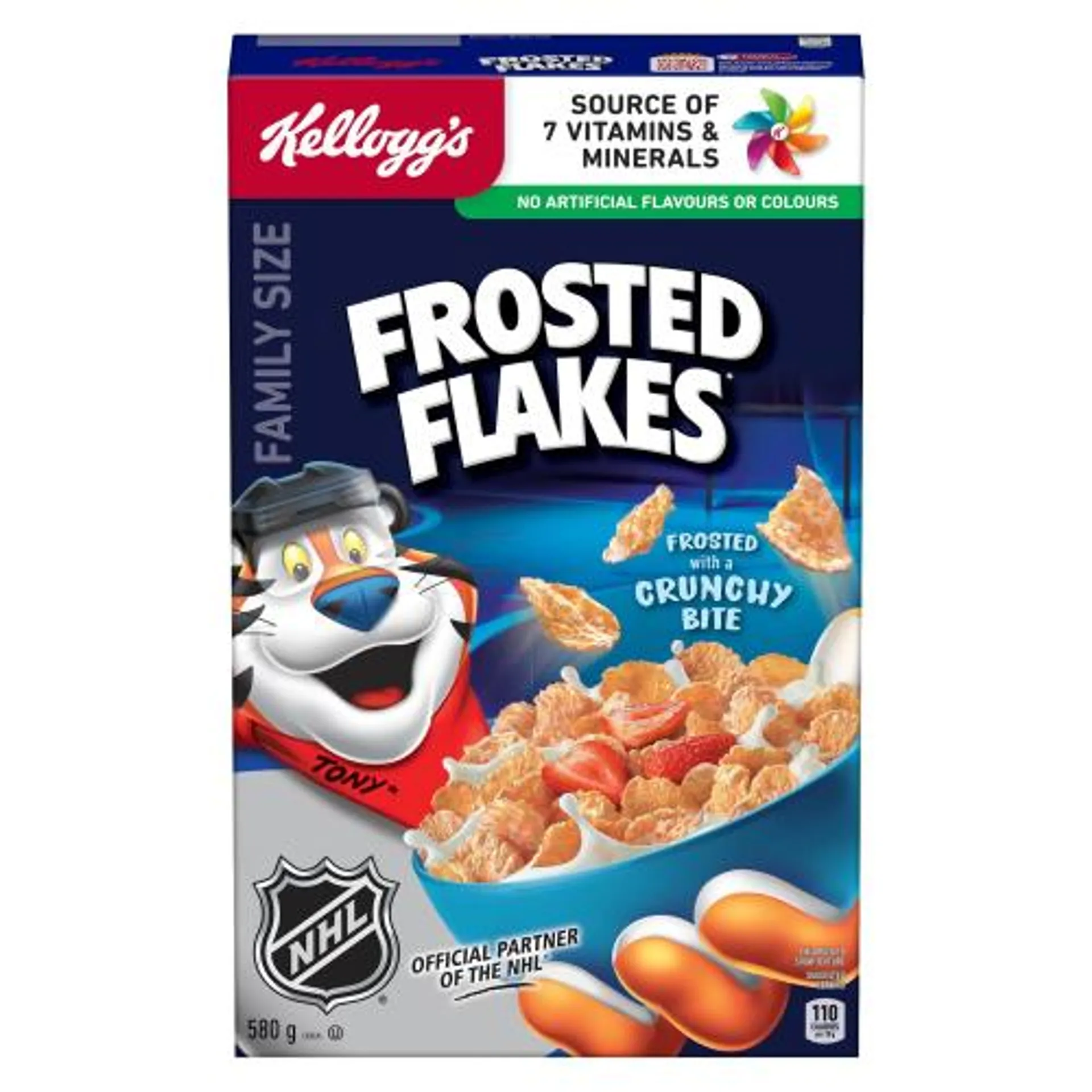 Kellogg's Family Size Frosted Flakes, 580 g