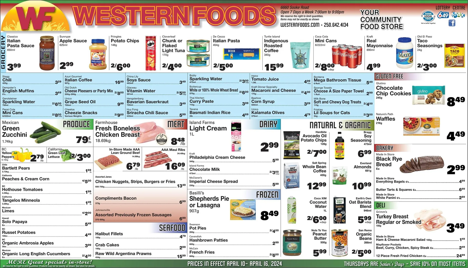 Western Foods flyer from April 10 to April 23 2024 - flyer page 1