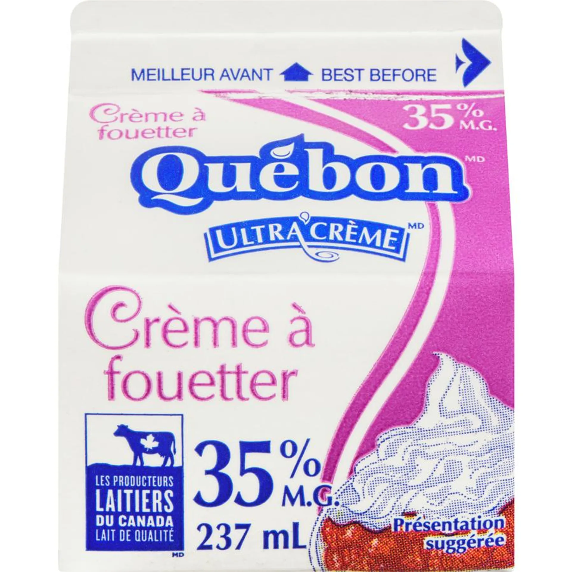 Crème à fouetter 35% (237 mL)