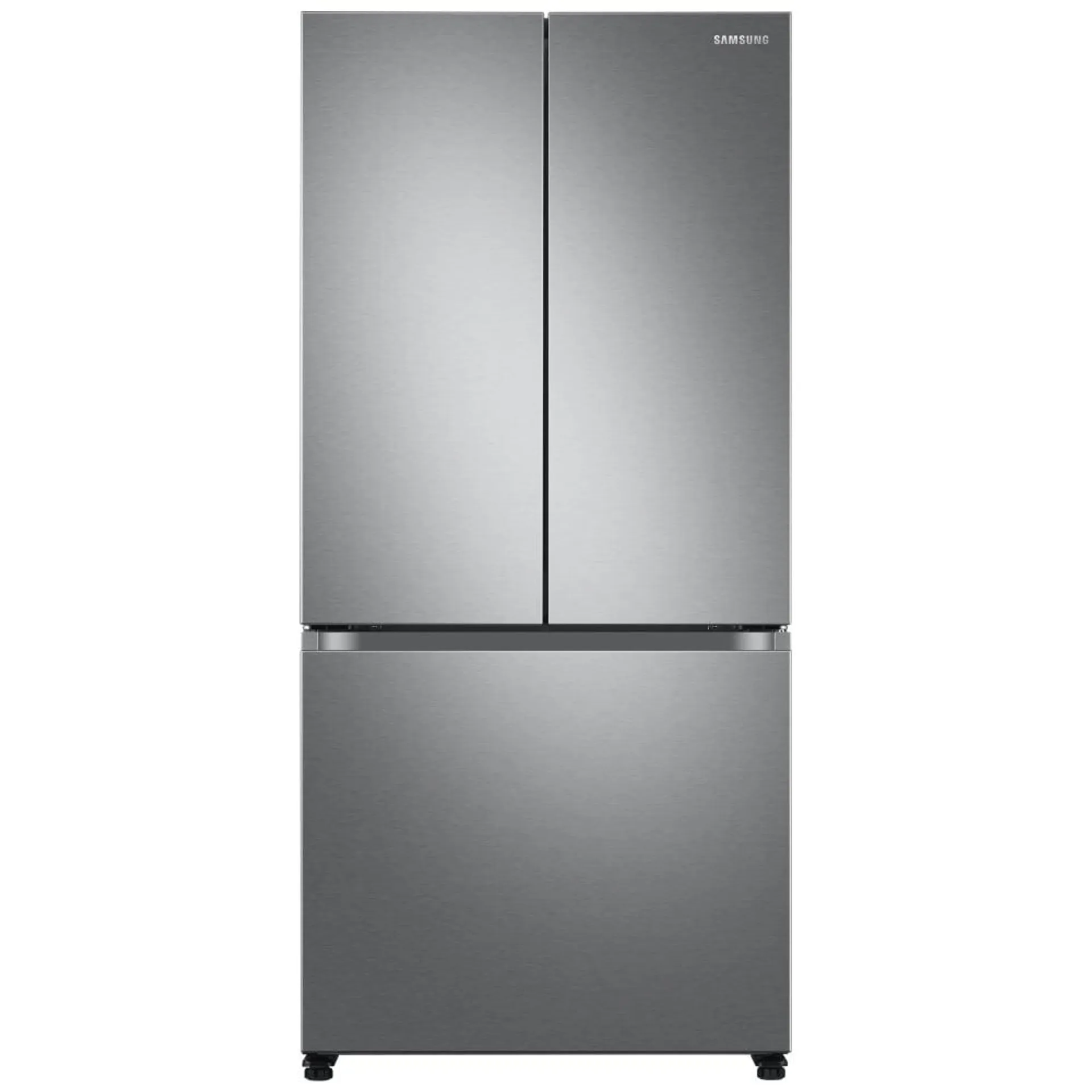 Samsung RF18A5101SR - RF18A5101SR/AA French Door Refrigerator, 33 inch Width, ENERGY STAR Certified, Counter Depth, 18.0 cu. ft. Capacity, Stainless Steel colour Twin Cooling Plus, Power Cool & Freeze