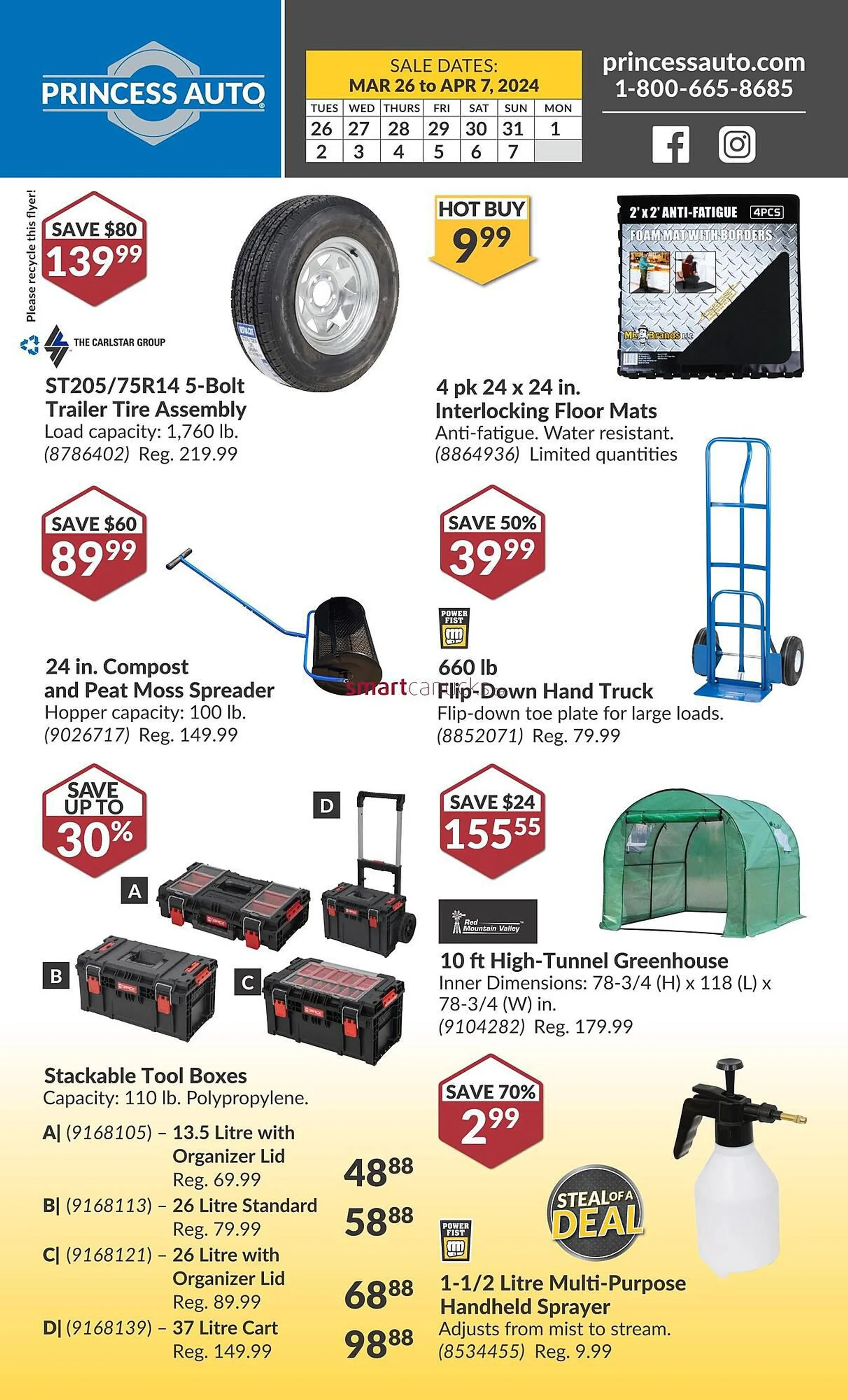 Princess Auto flyer from March 27 to April 2 2024 - flyer page 2