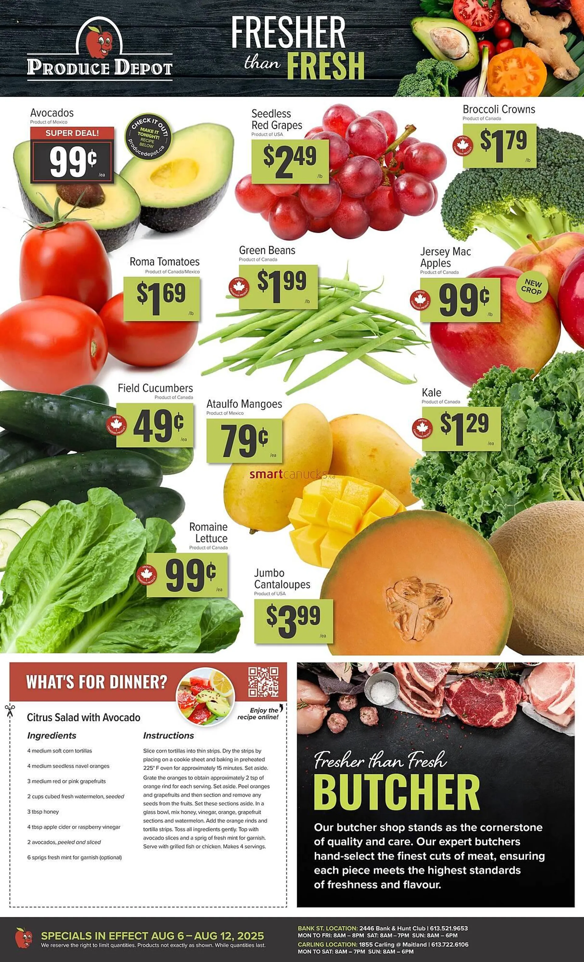 Produce Depot flyer from August 6 to August 12 2025 - flyer page 1
