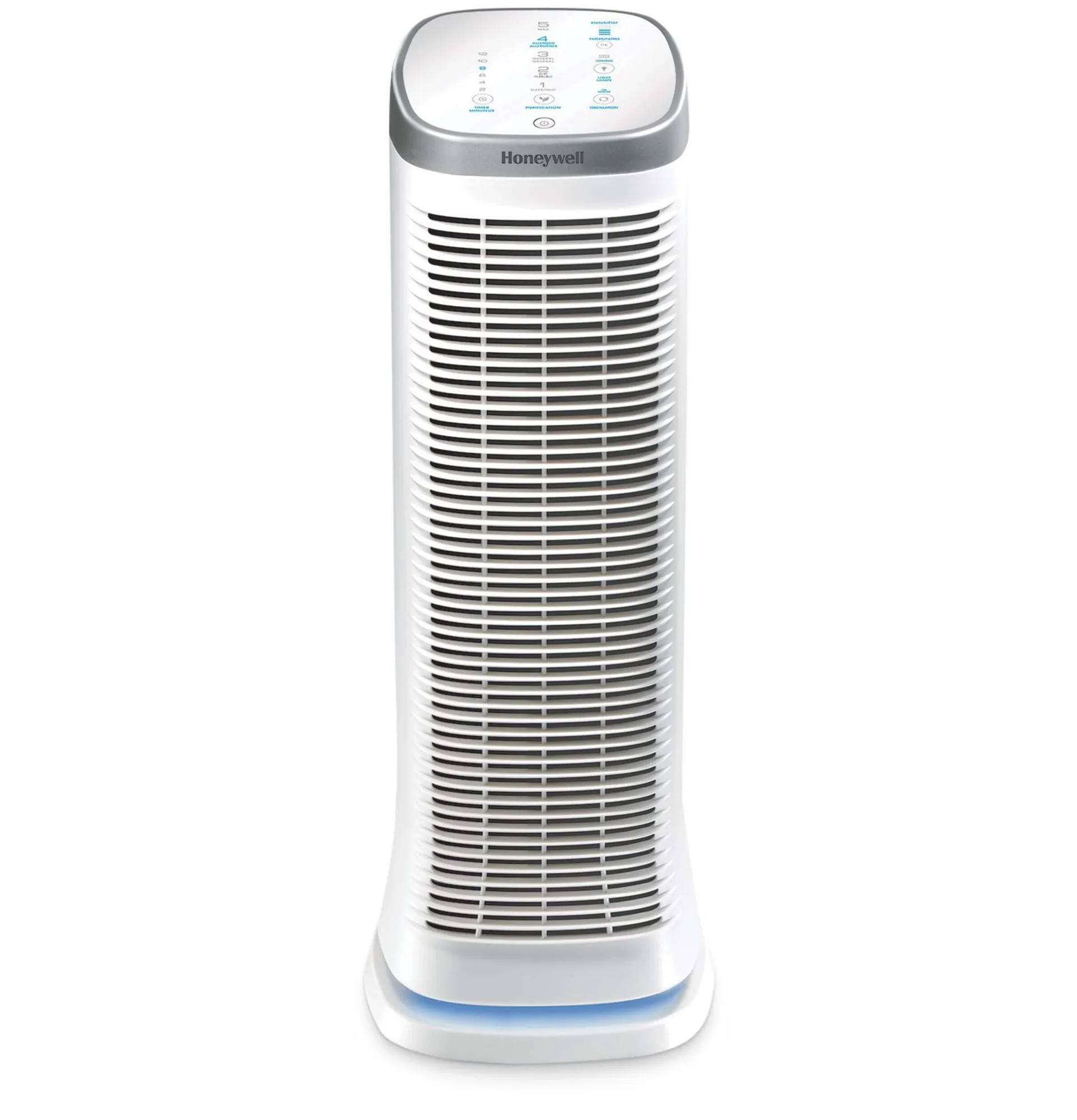 Honeywell HFD322C AirGenius5 Permanent Filter Air Purifier, Removes Allergens & Odours, White, Large Room