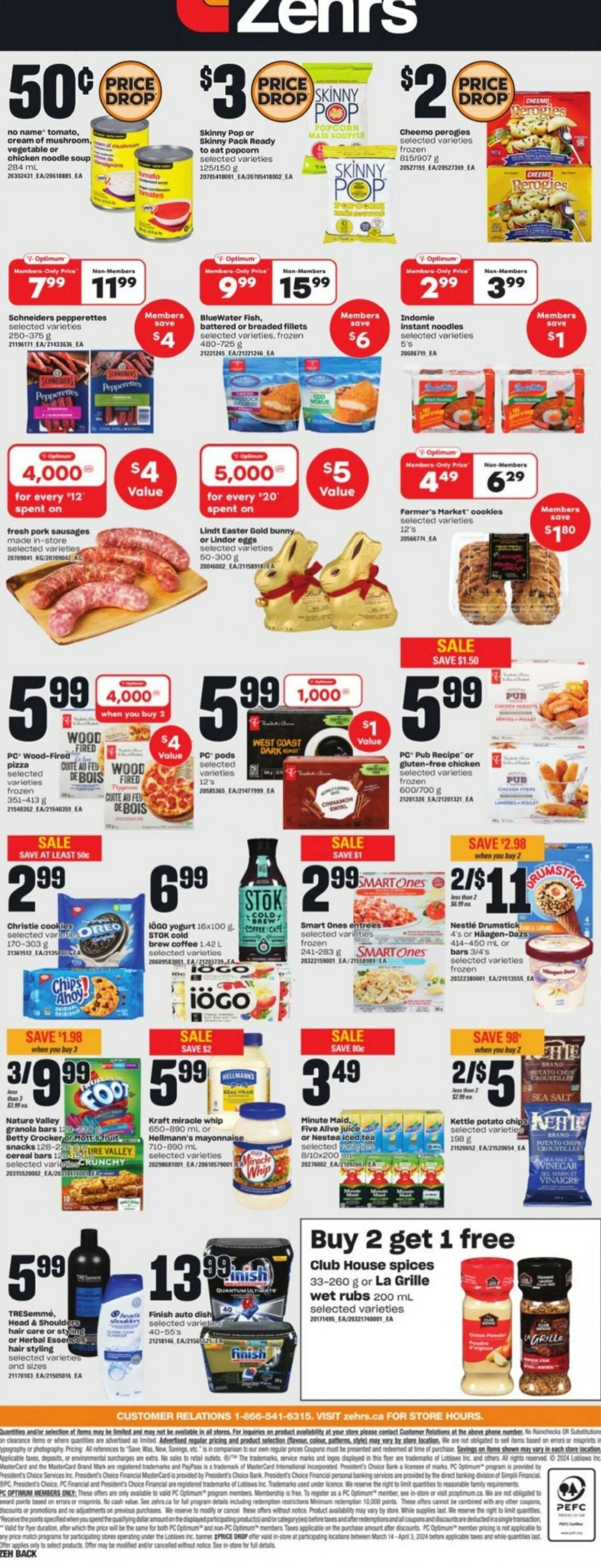 Zehrs Current flyer from March 14 to March 20 2024 - flyer page 2