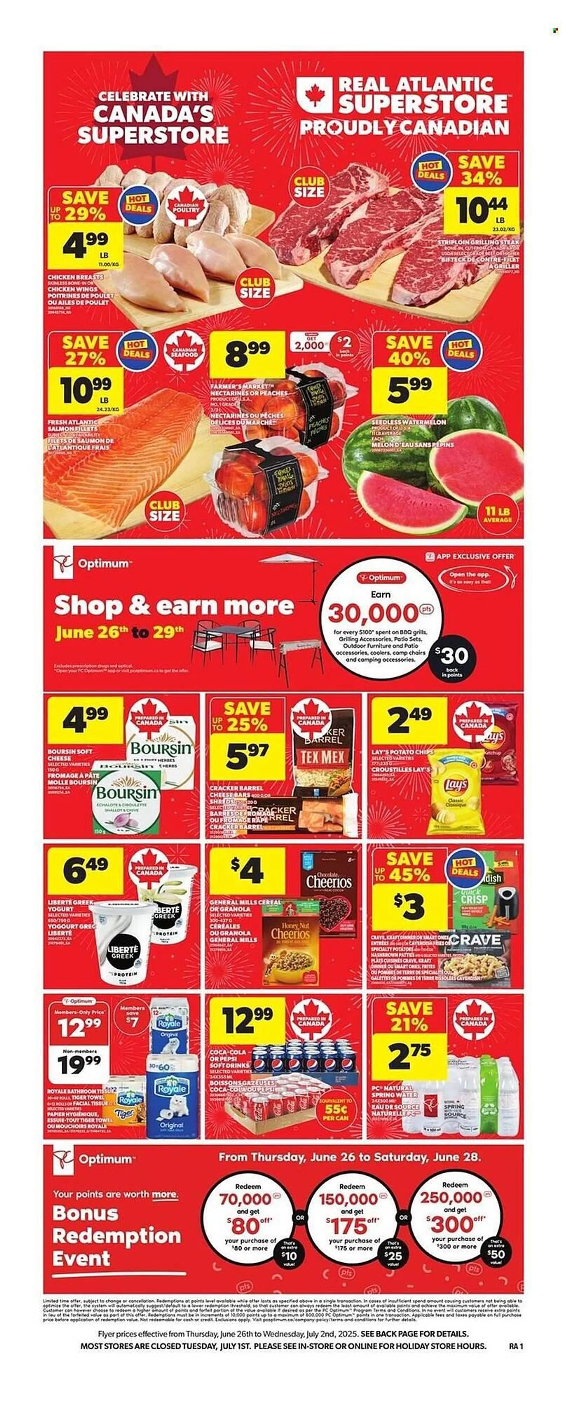 Atlantic Superstore flyer from June 26 to July 2 2025 - flyer page 1