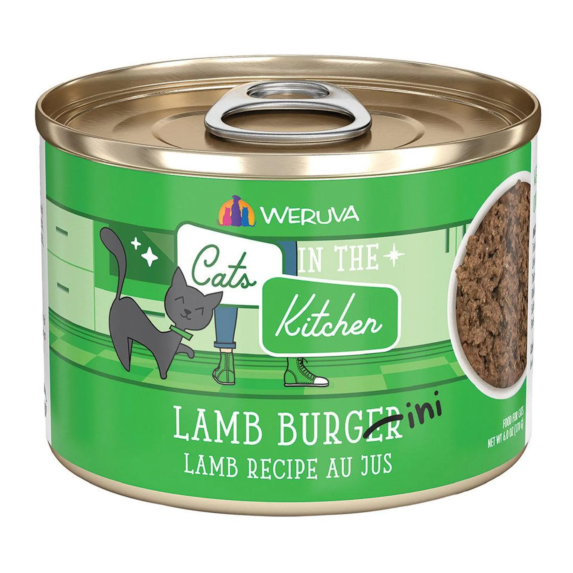 Weruva, Can Feline - Lamb Burgini - Lamb - 170 g - Minced - Wet Cat Food