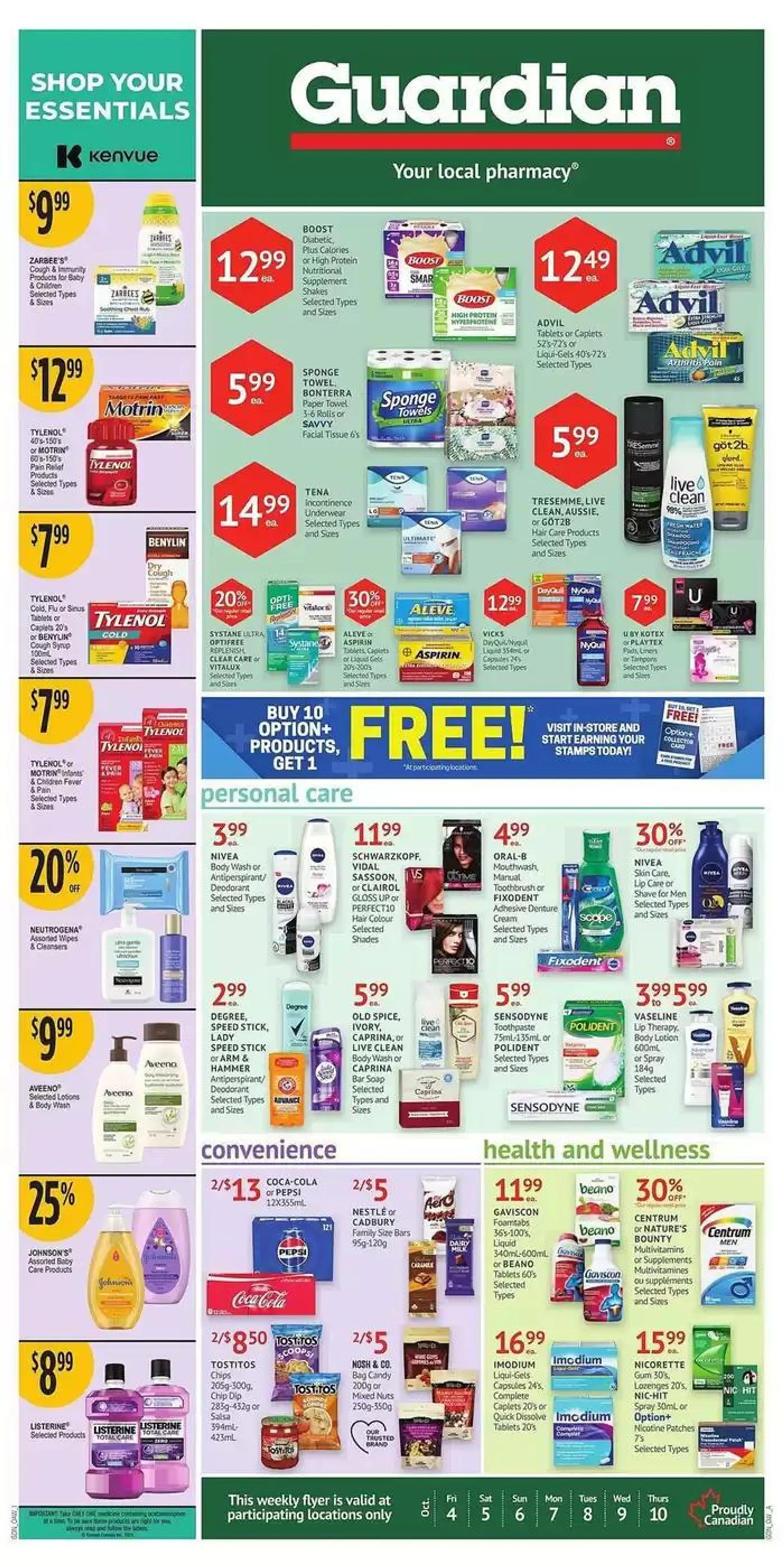 Guardian Pharmacy weekly flyer - 1