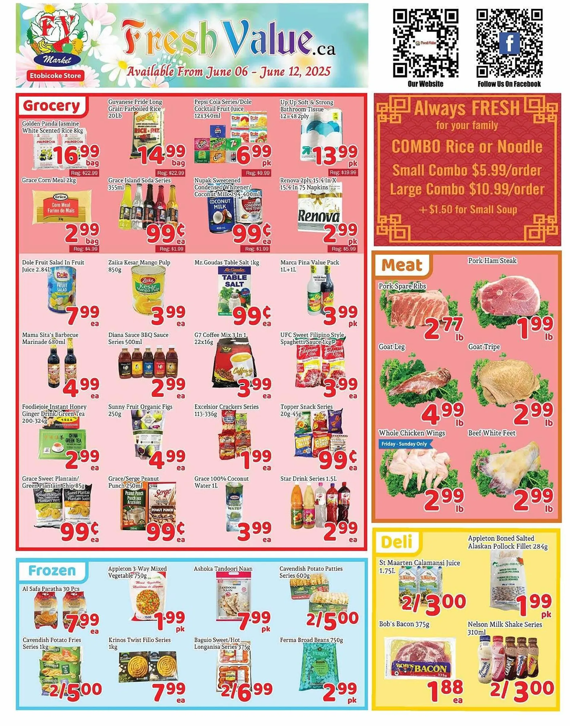 Fresh Value flyer from June 6 to June 13 2025 - flyer page 1