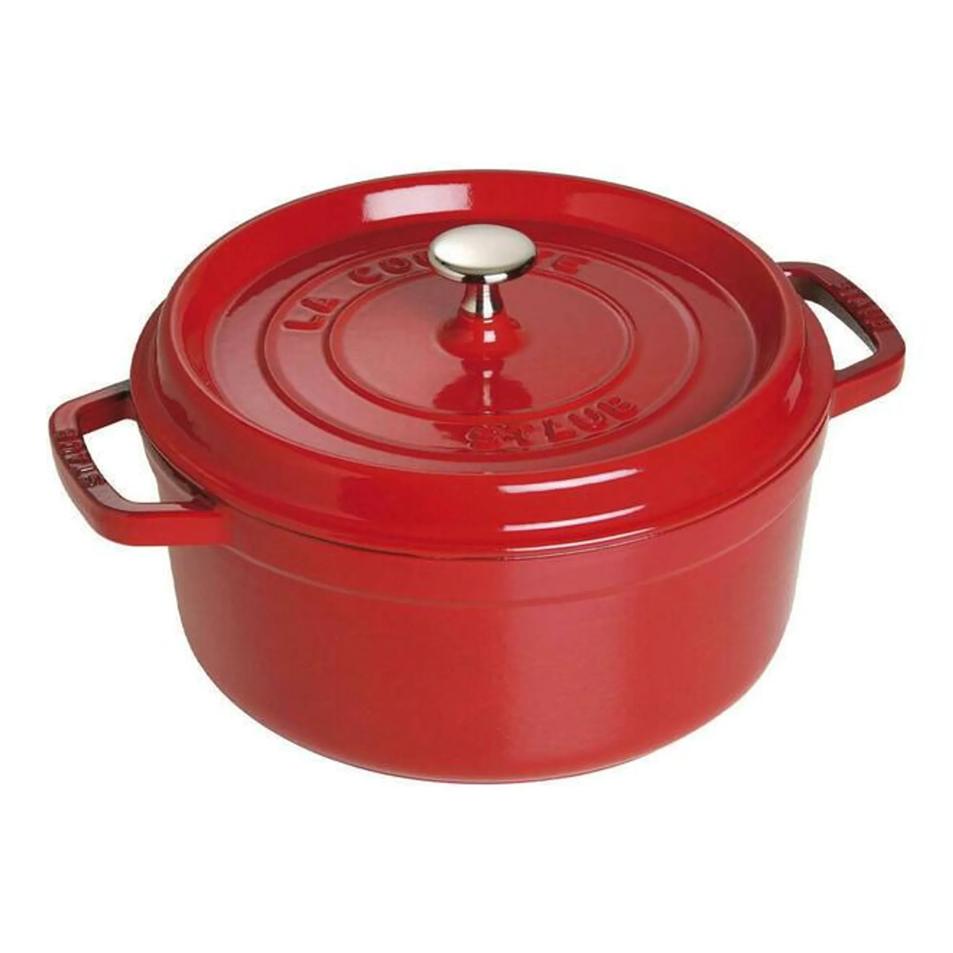 La Cocotte 3.8L Cast Iron Round Cocotte - STAUB - Cherry